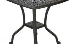 Black Iron Outdoor Accent Tables