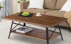 Carbon Loft Enjolras Wood Steel Coffee Tables