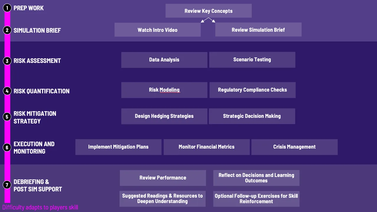 Financial Risk Management Simulation Workflow
