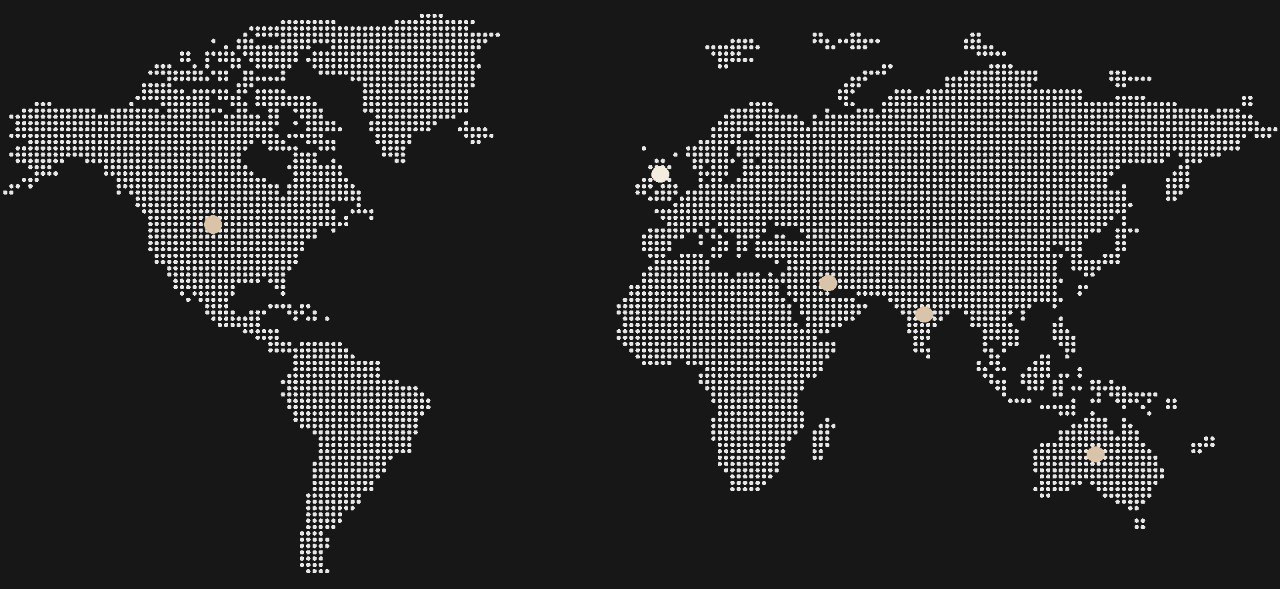 NAM Fintech Offices Locations World Map