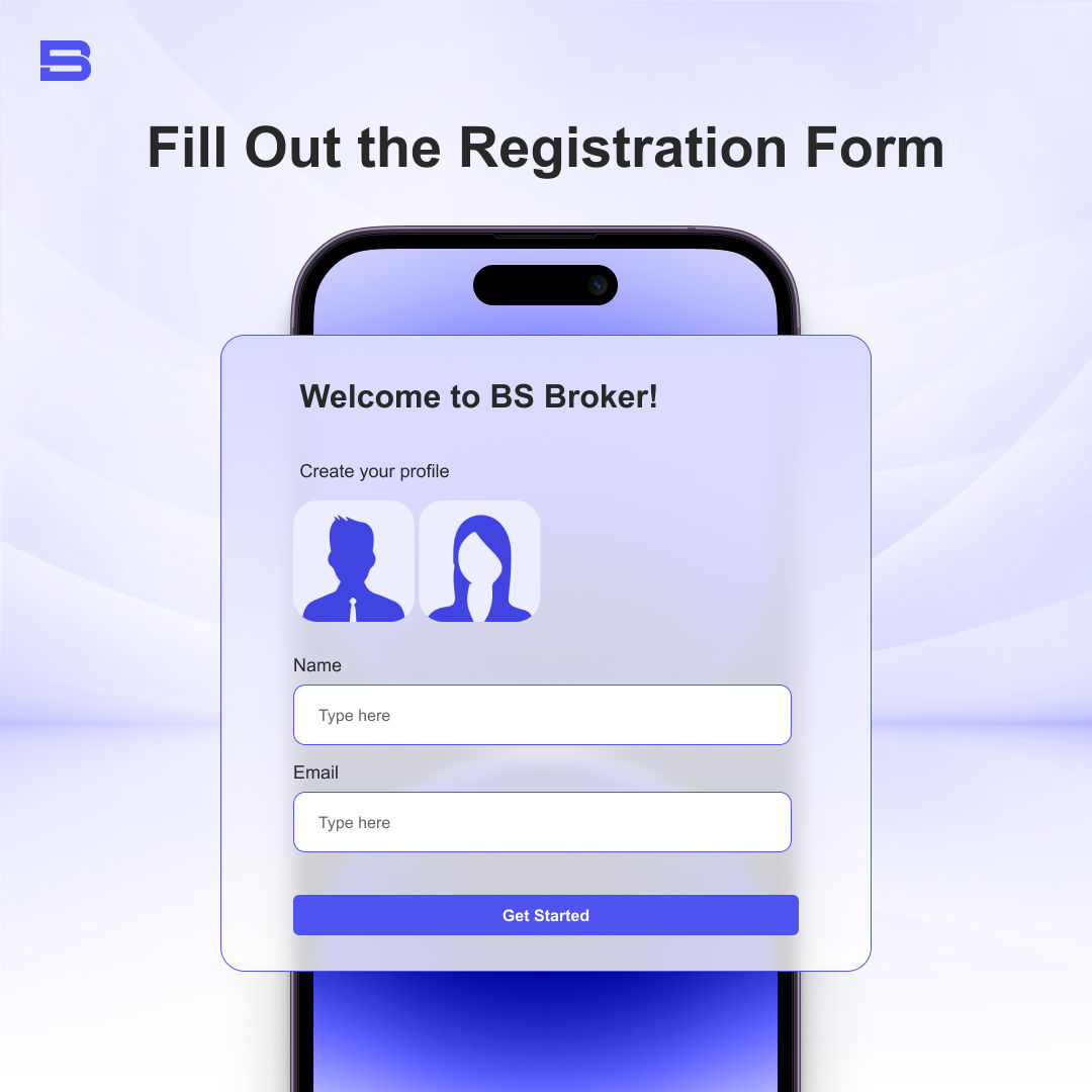 Registration form