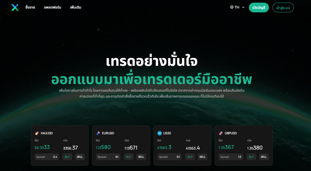 ขั้นตอนที่ 1 การเปิดบัญชี IUX 