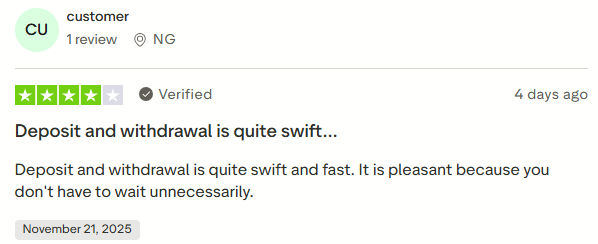 รีวิวจากผู้ใช้งาน HFM ใน Trustpilot 2 รีวิวจากผู้ใช้งาน HFM ใน Trustpilot 2