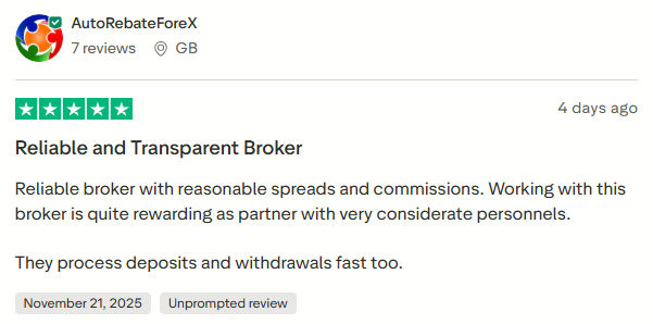 รีวิวจากผู้ใช้งาน Pepperstone ใน Trustpilot รีวิวจากผู้ใช้งาน Pepperstone ใน Trustpilot