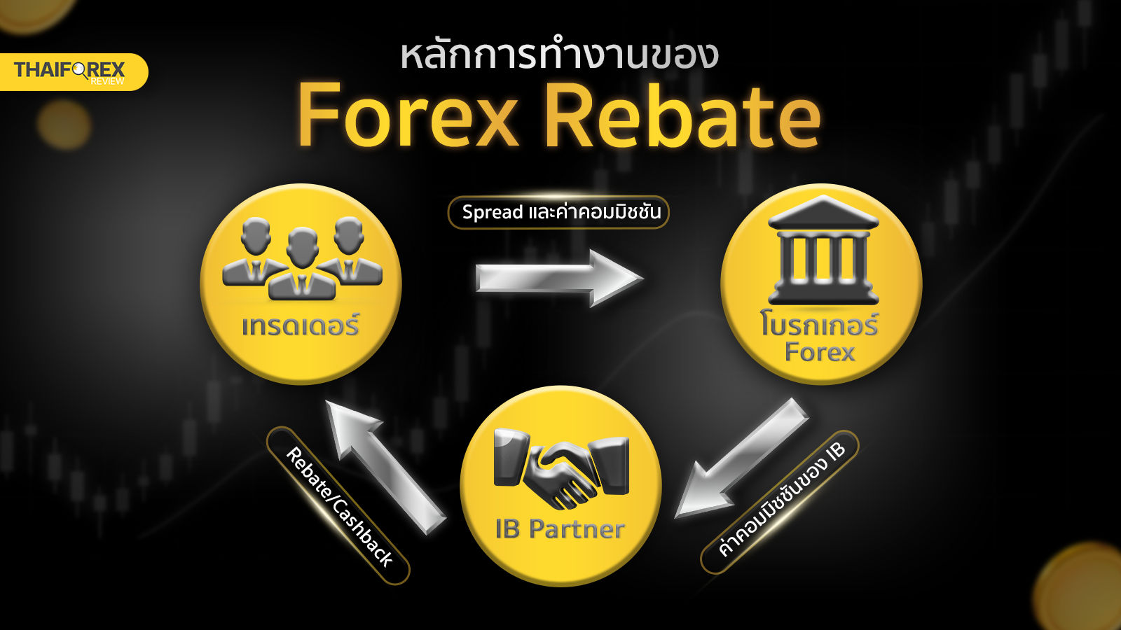 หลักการทำงาน Forex Rebate เป็นอย่างไร?