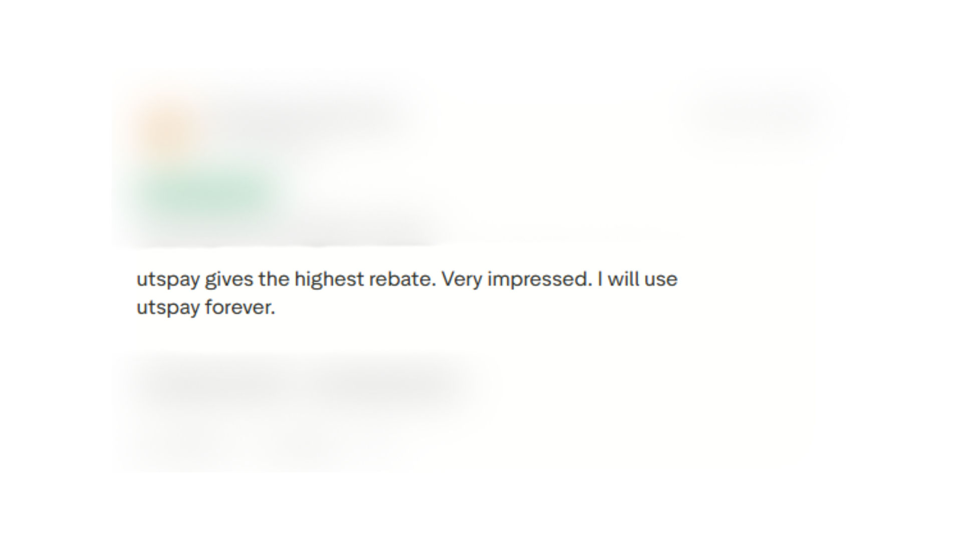 รีวิว UTSPAY จากผู้ใช้งานจริงคนที่ 3 ใน Trustpilot