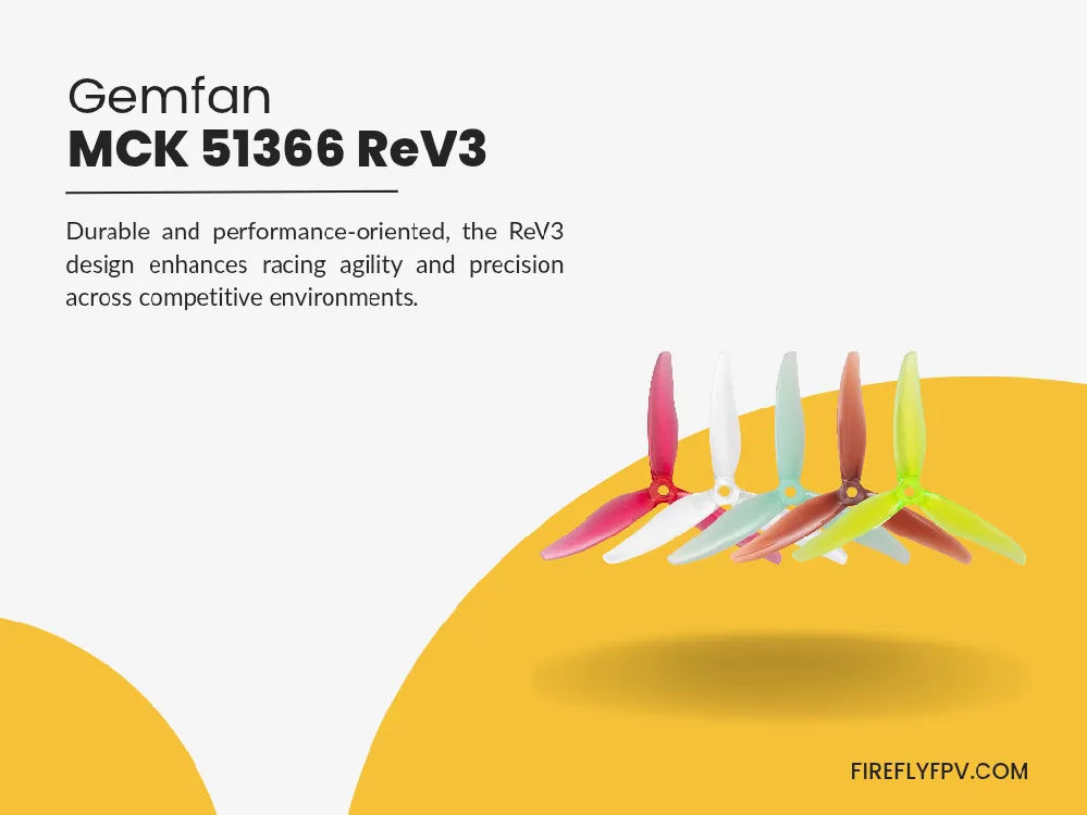 Gemfan Hurricane 51366 MCK ReV3 - Clear image 1