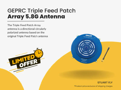 GEPRC Triple Feed Patch Array 5.8G Antenna
