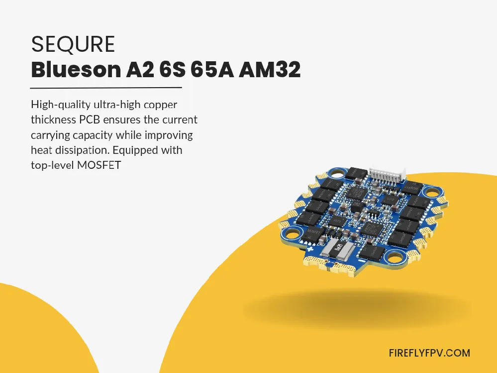 SEQURE Blueson A2 6S 65A AM32 4 In 1 ESC