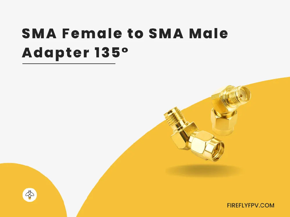 SMA Female To SMA Male Adapter 135°