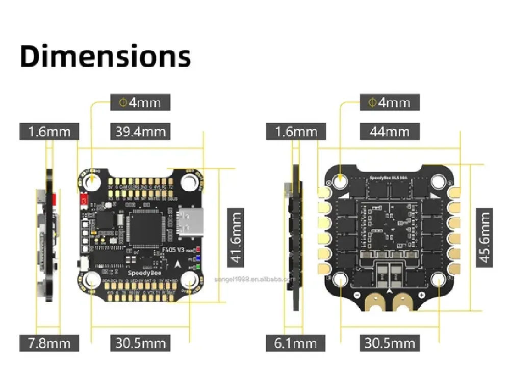 SpeedyBee F405 V4 BLS 60A 4in1 Stack image 3
