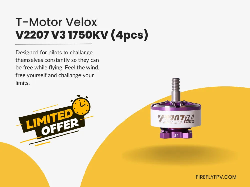 TMotor Velox V2207 V3 1750Kv (Set Of 4)