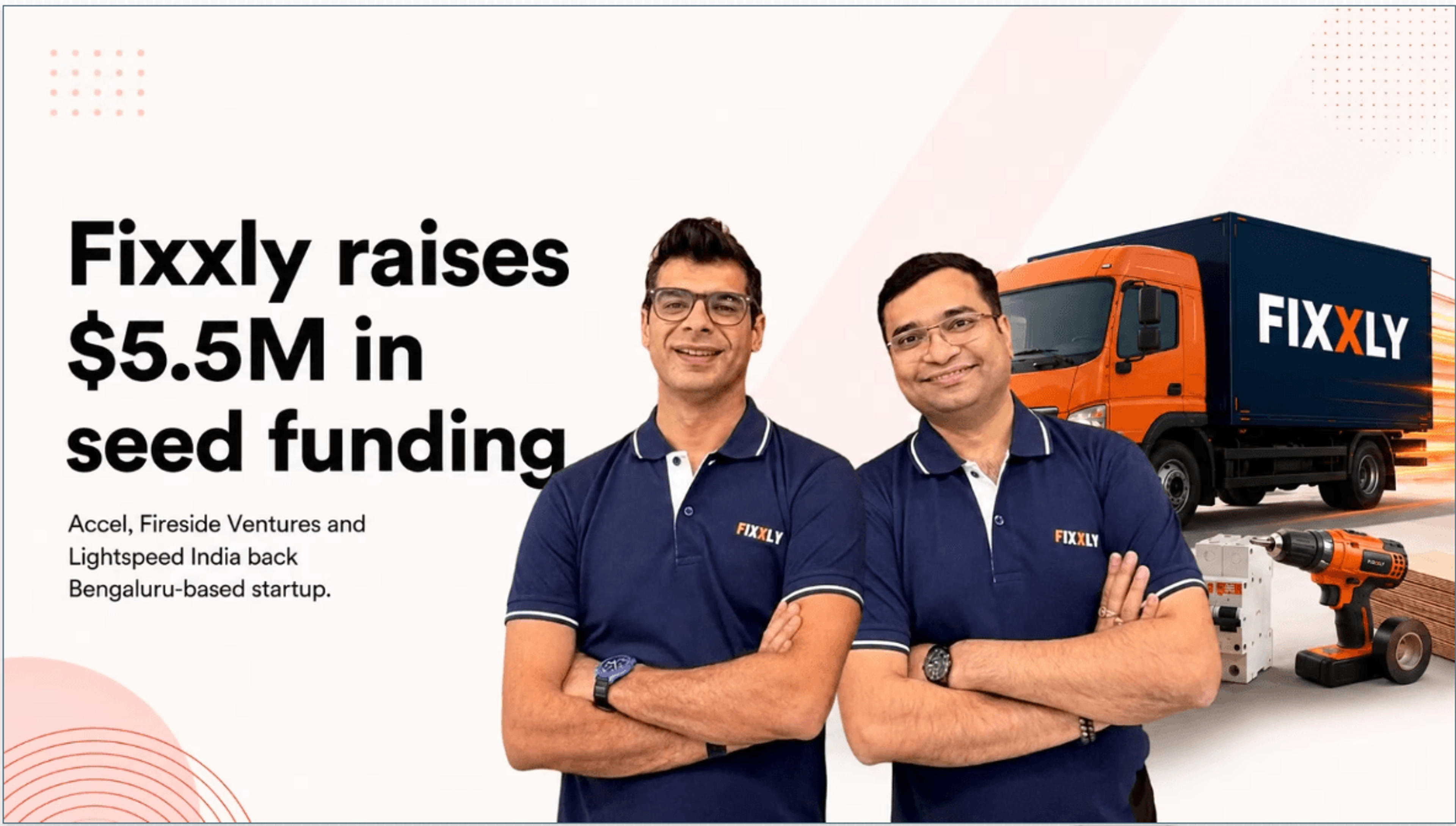 Fixxly Raises $5.5 Million to Build Quick Commerce Network for Building Materials