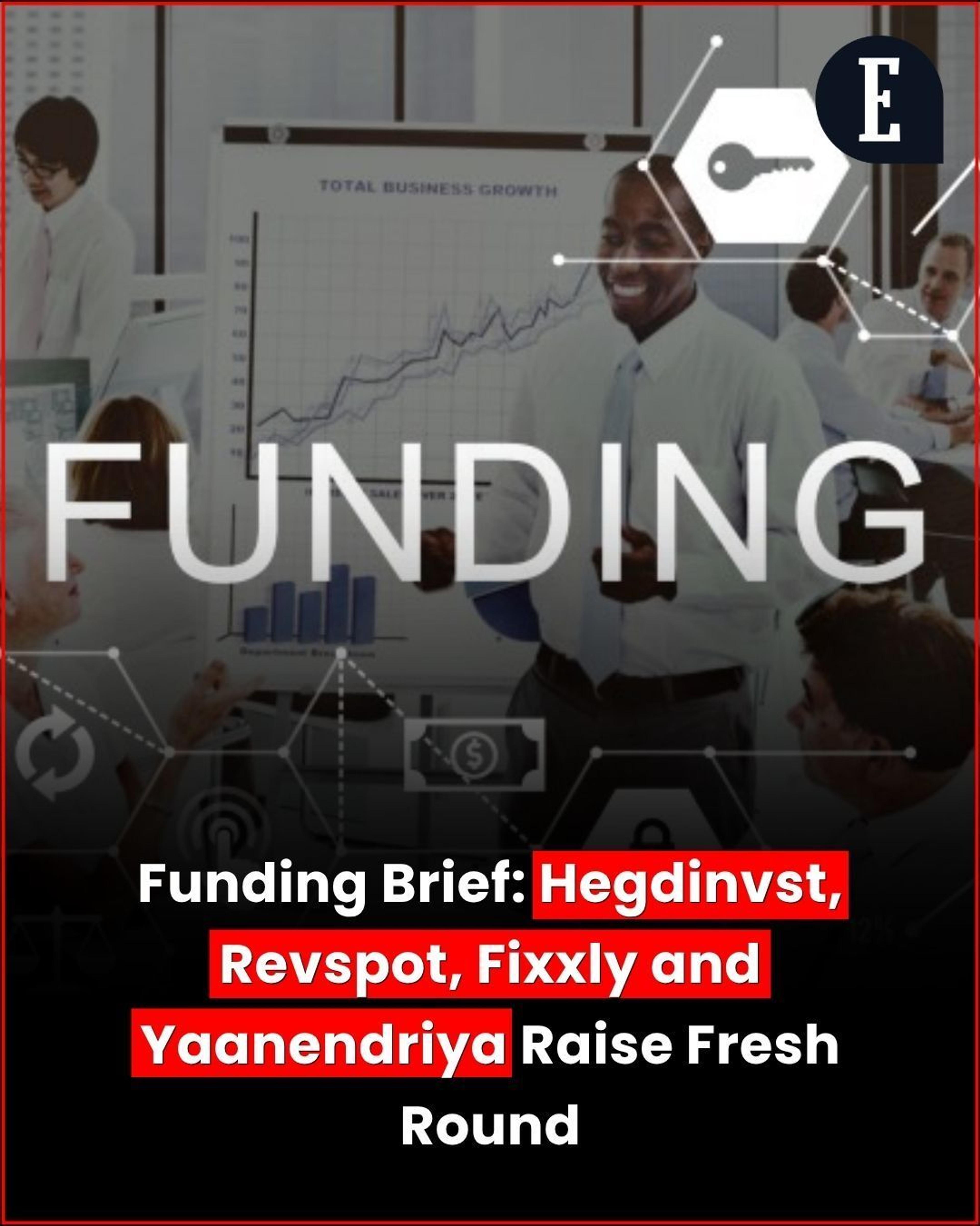 LinkedIn post on Fixxly's seed funding, founded by Shezan B. (DesignCafe) and Sachith Varma (ex-Zepto)