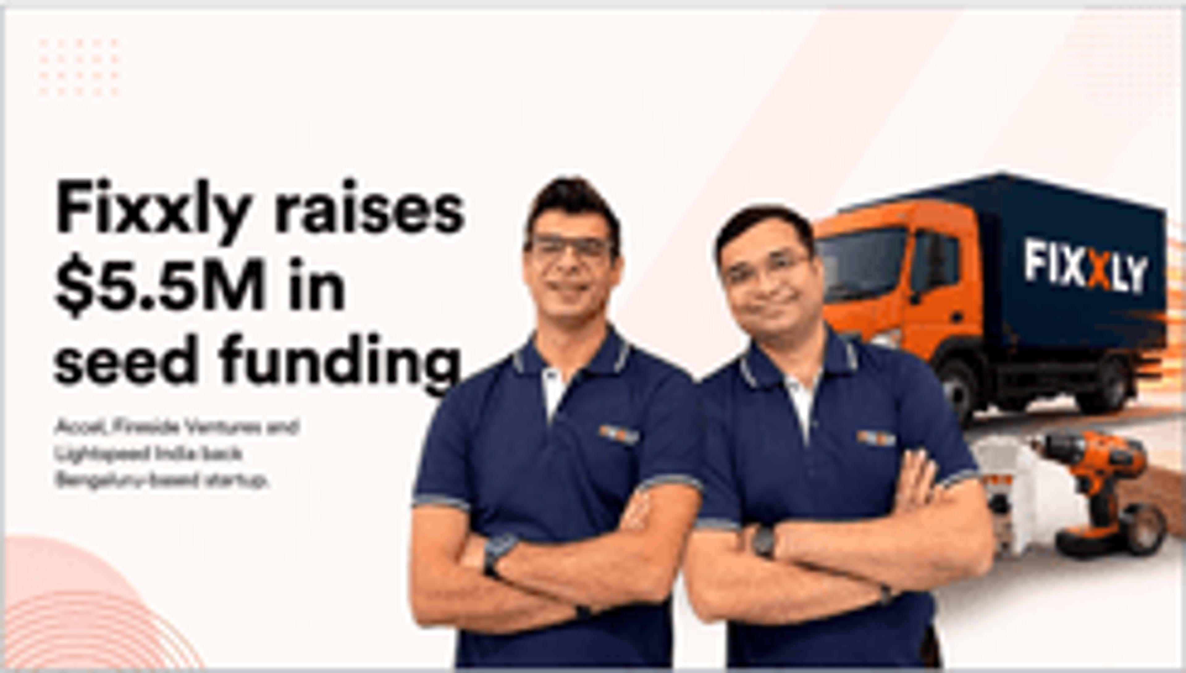 Fixxly Raises $5.5 Million to Build Quick Commerce Network for Building Materials