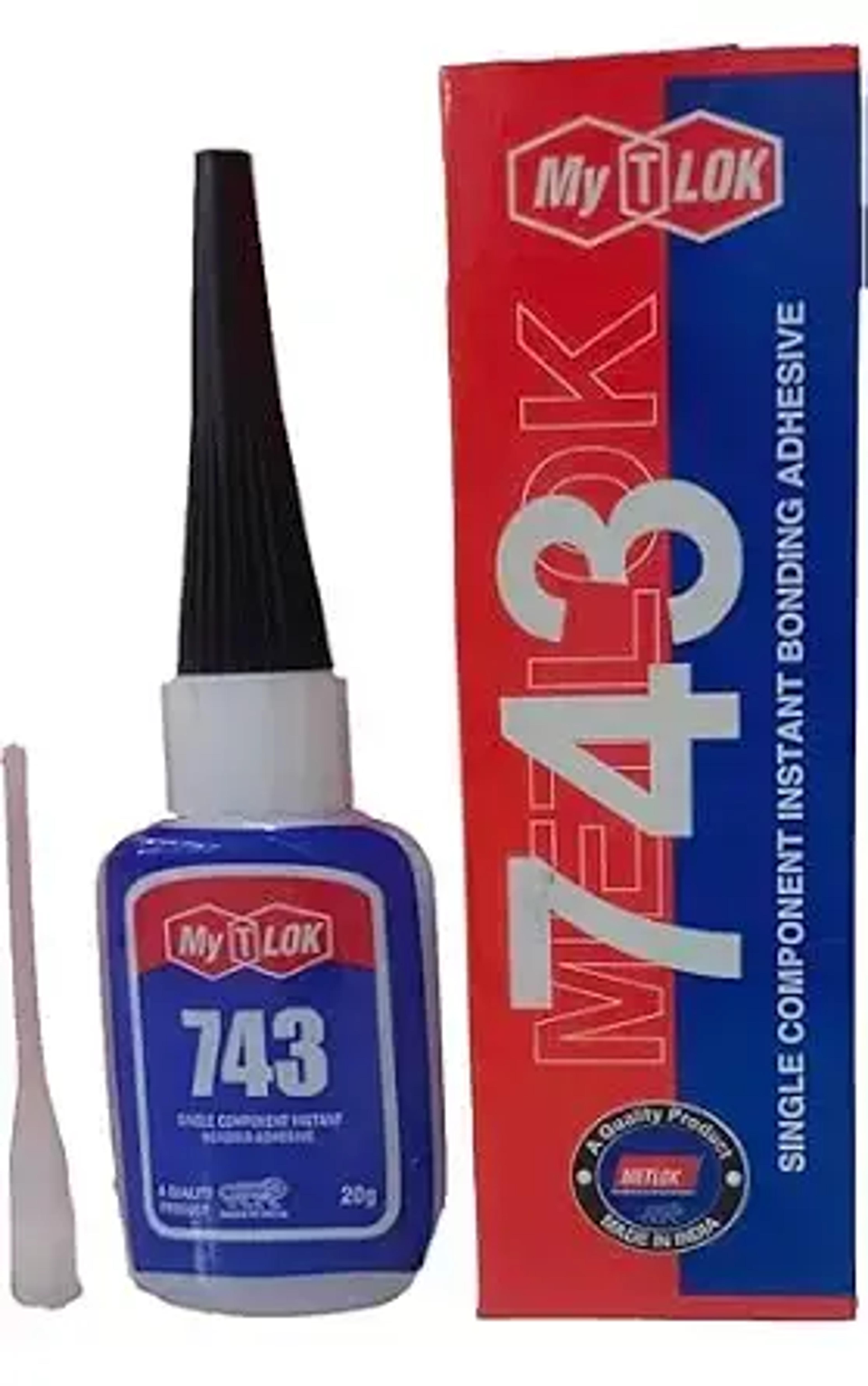 METLOK 743 Single Component Instant Bonding Adhesive 20g