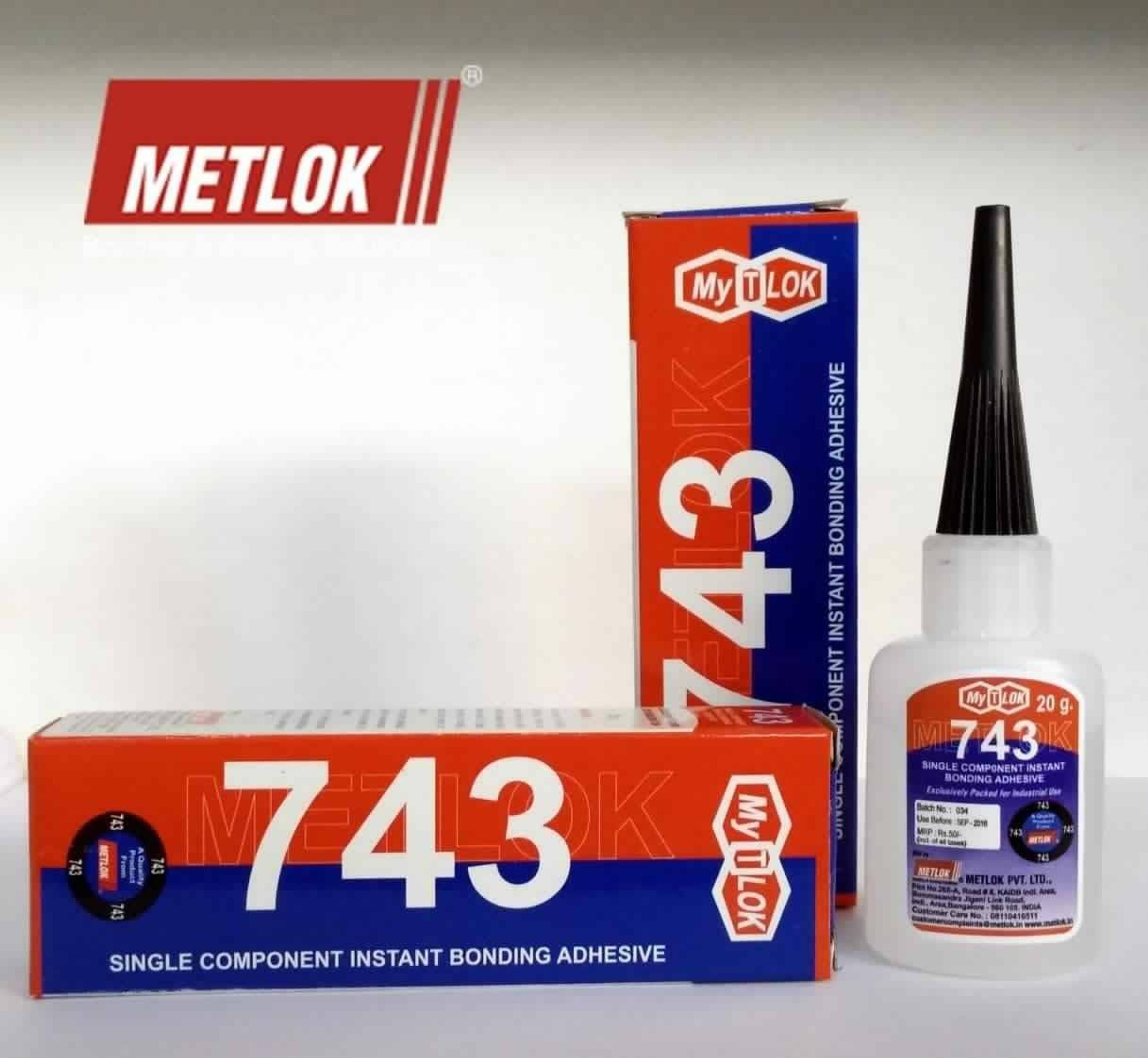 METLOK 743 Single Component Instant Bonding Adhesive 20g - View 3