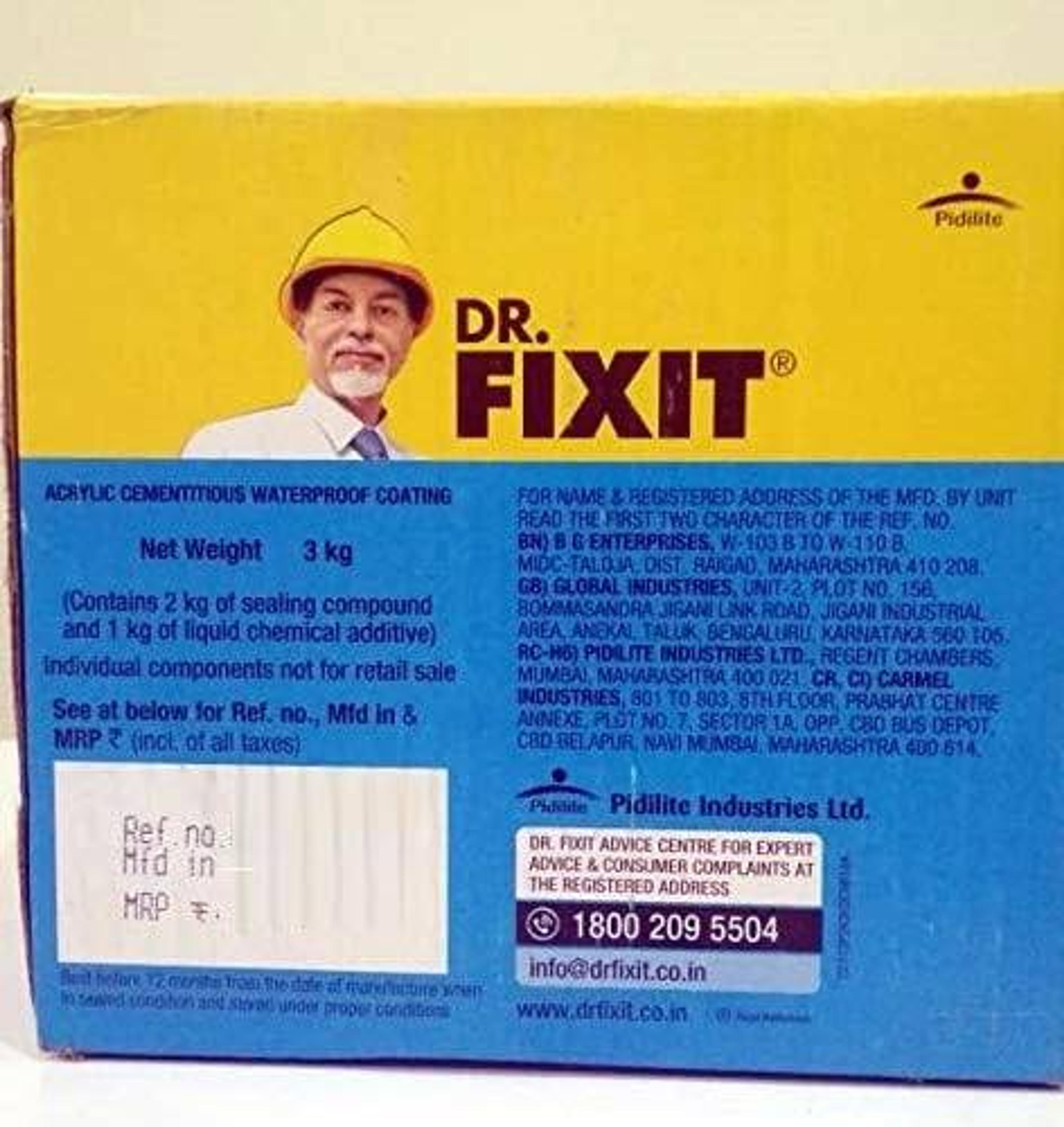 Dr.Fixit 112 Pidifin 2K Waterproof Coating - View 3