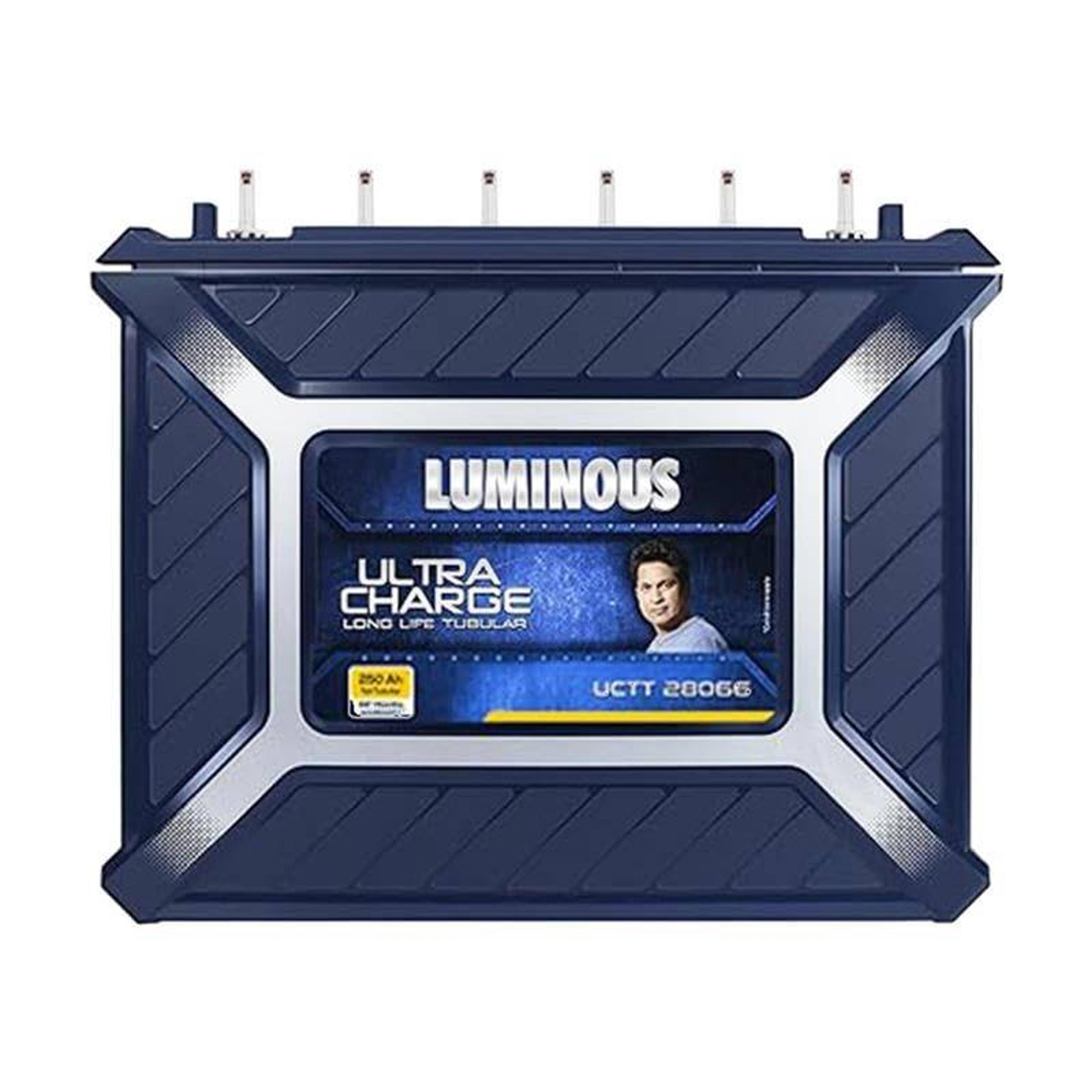 Luminous Ultra Charge UCTT-28066 250 Ah Tall Tubular Inverter Battery - Tall Tubular Inverter Battery | UCTT-28066 | 250 Ah