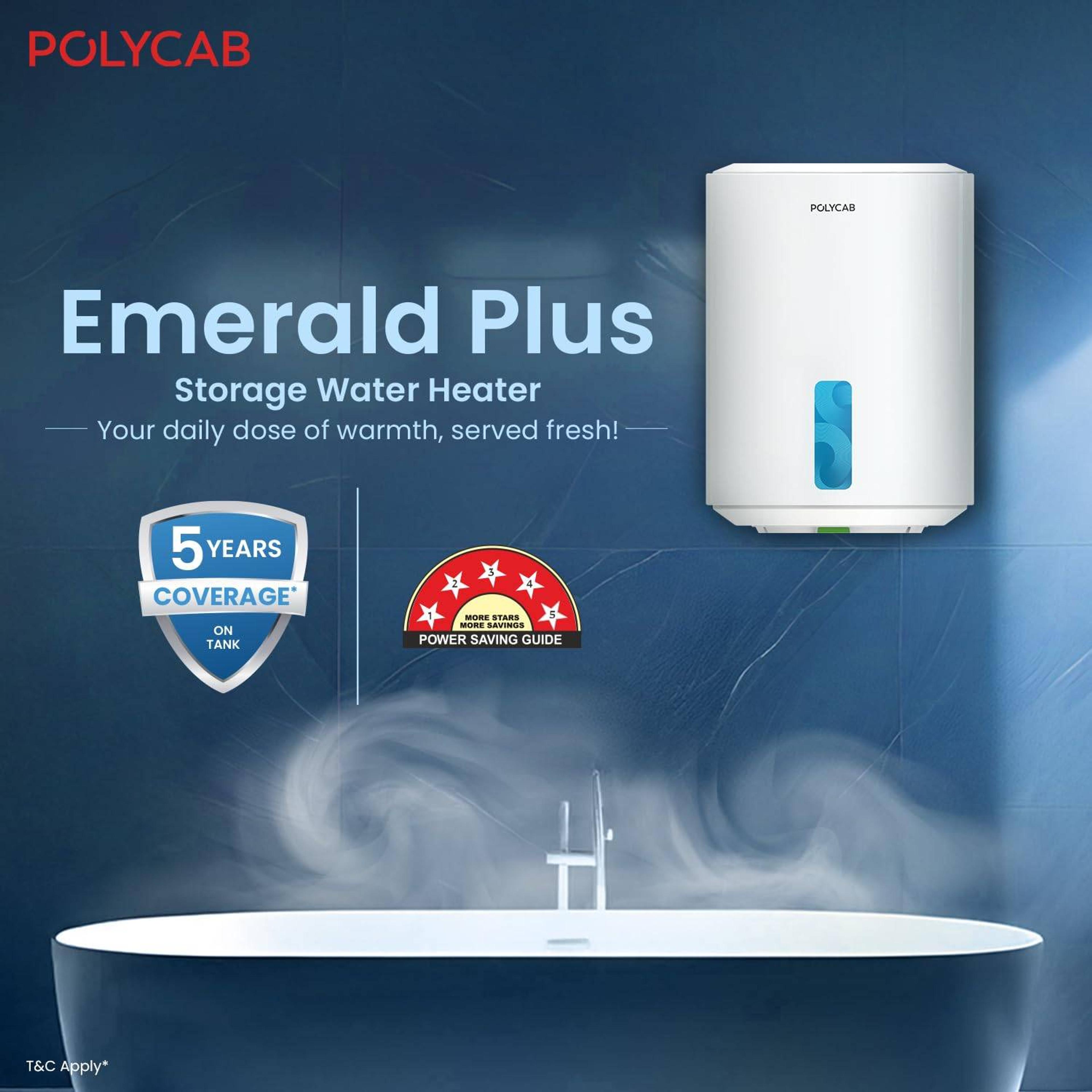 Polycab Emerald Plus Geyser - View 2