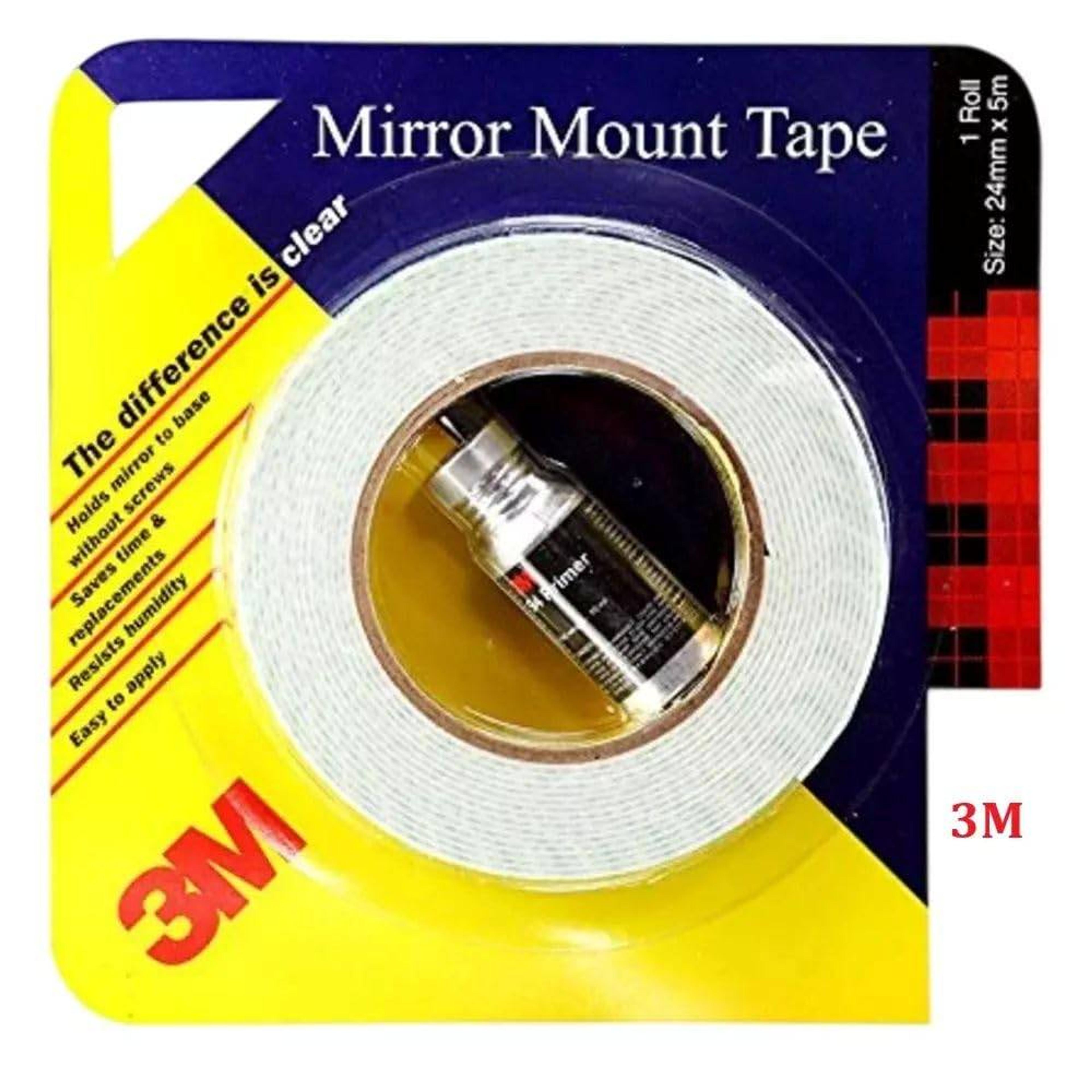 3M 24 mm x 5 m White Mirror Mounting Tape Roll