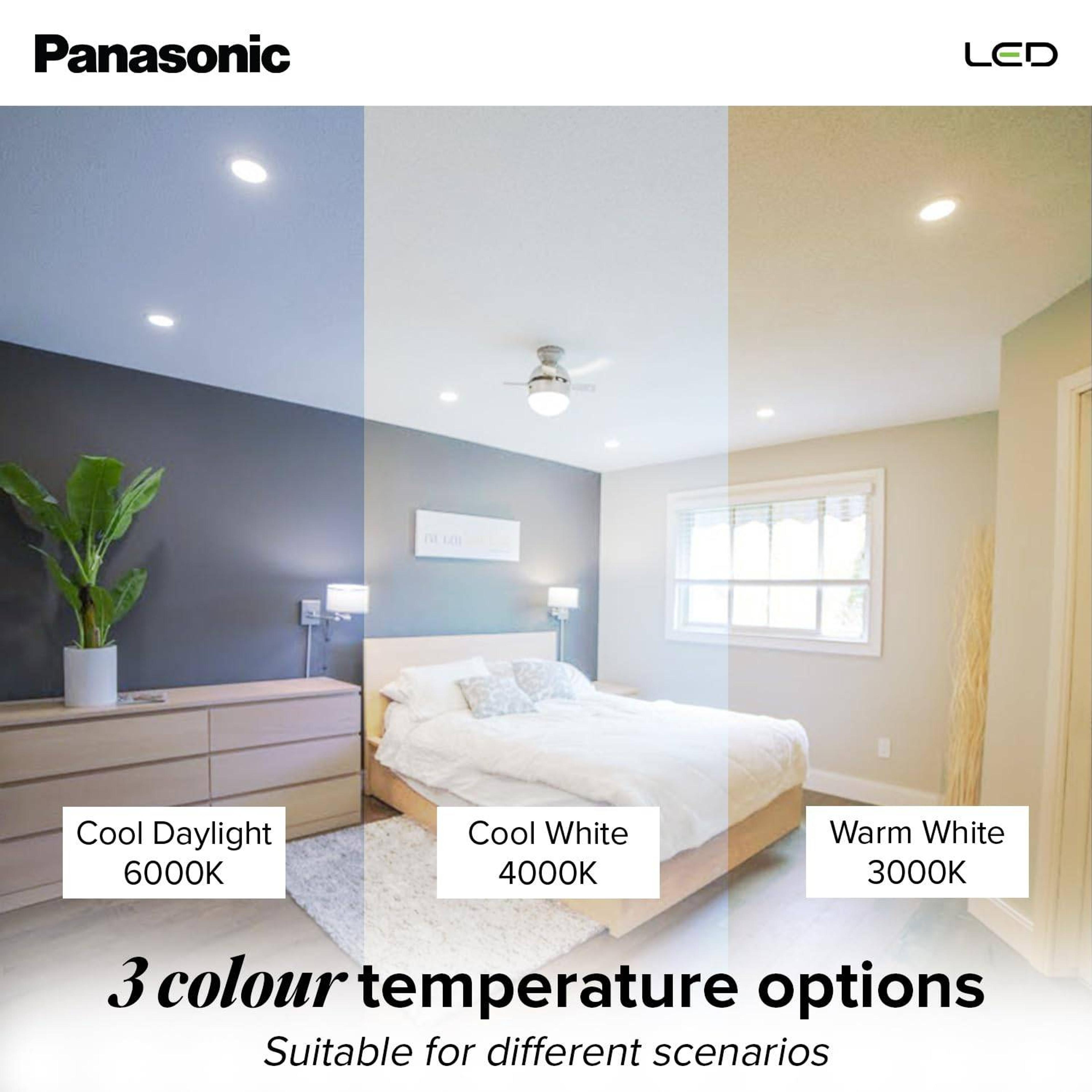 Panasonic 3 in 1 Tri Colour LED Downlight - View 2