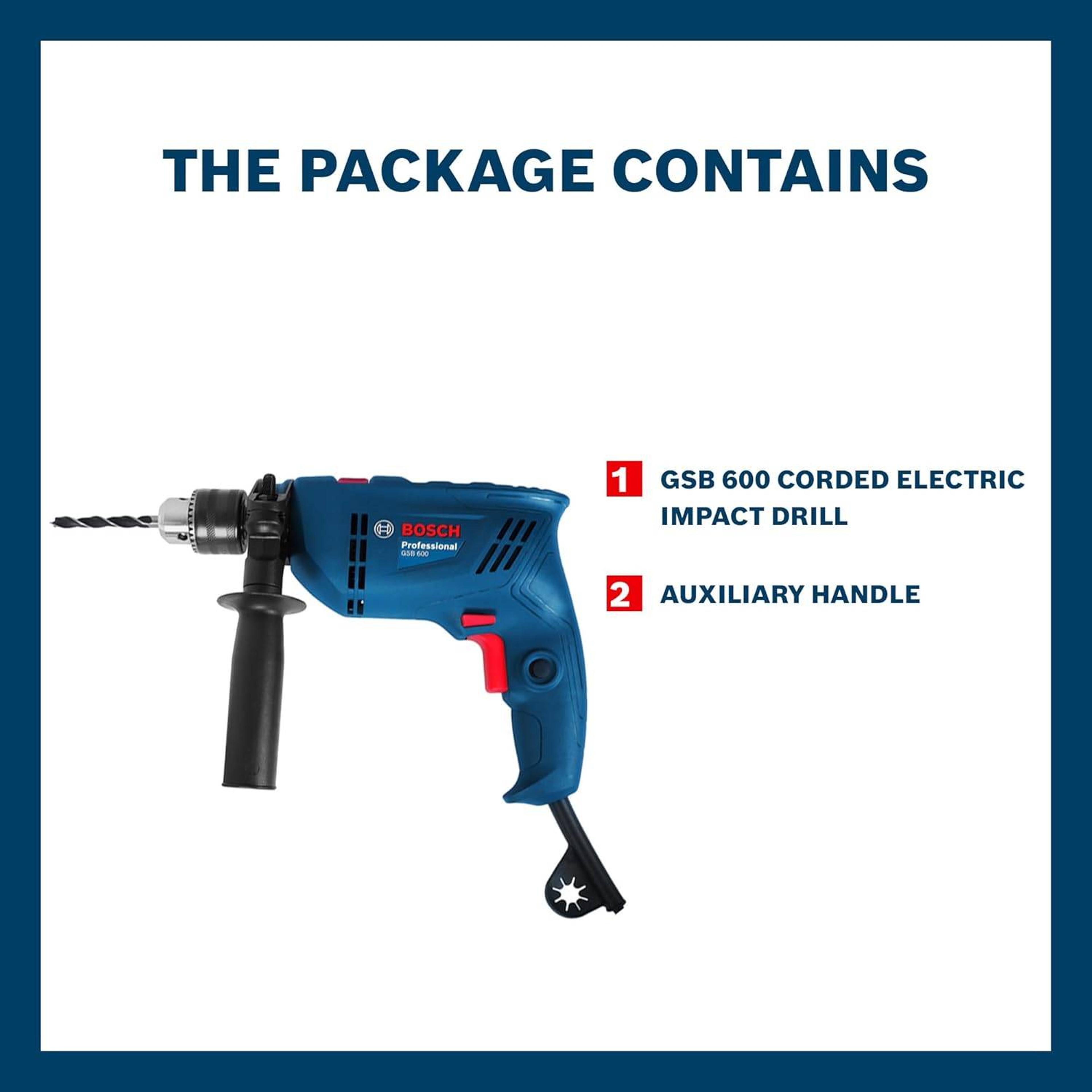 Bosch GSB 600 13mm 600W Impact Drill Machine - View 2