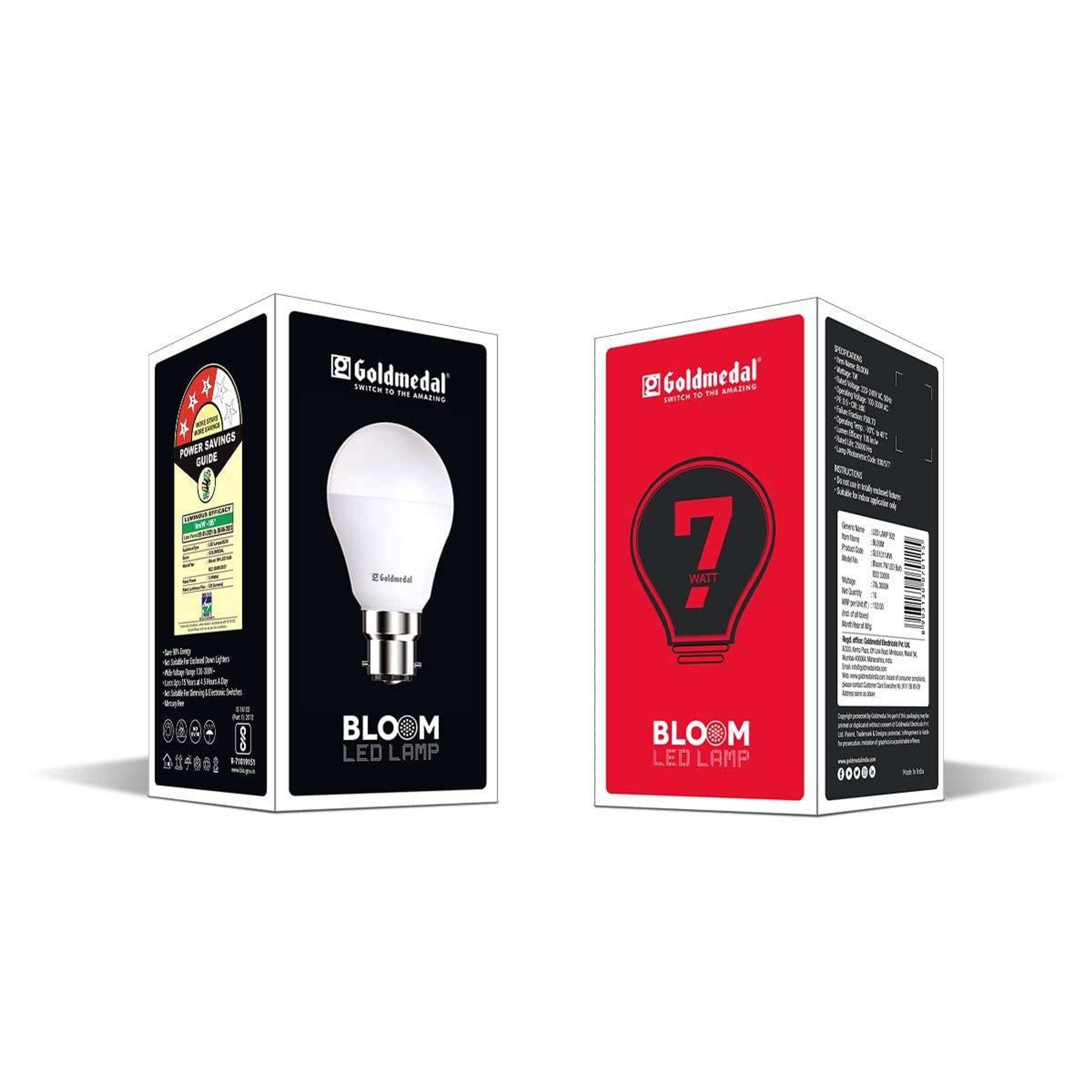 Goldmedal Bloom LED Bulb, Cool Daylight