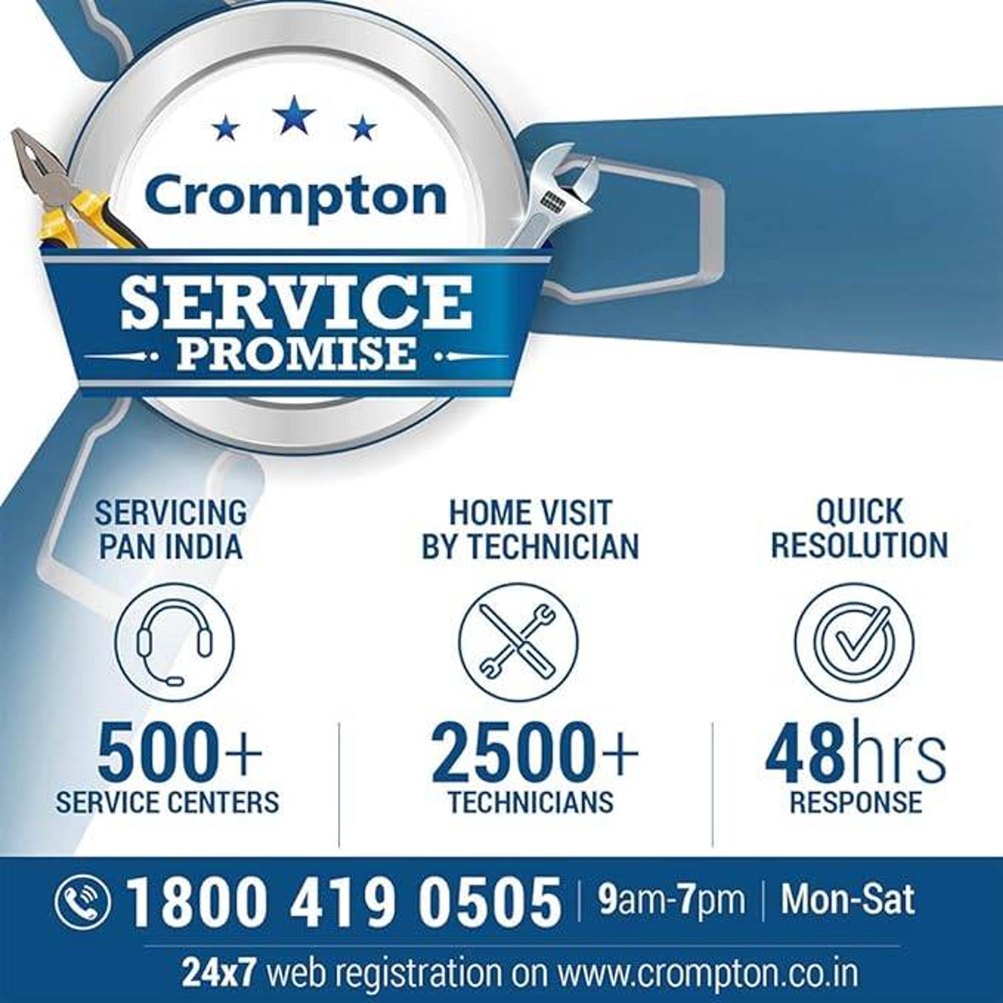 Crompton Brisk Air Plus Exhaust Fan - View 2