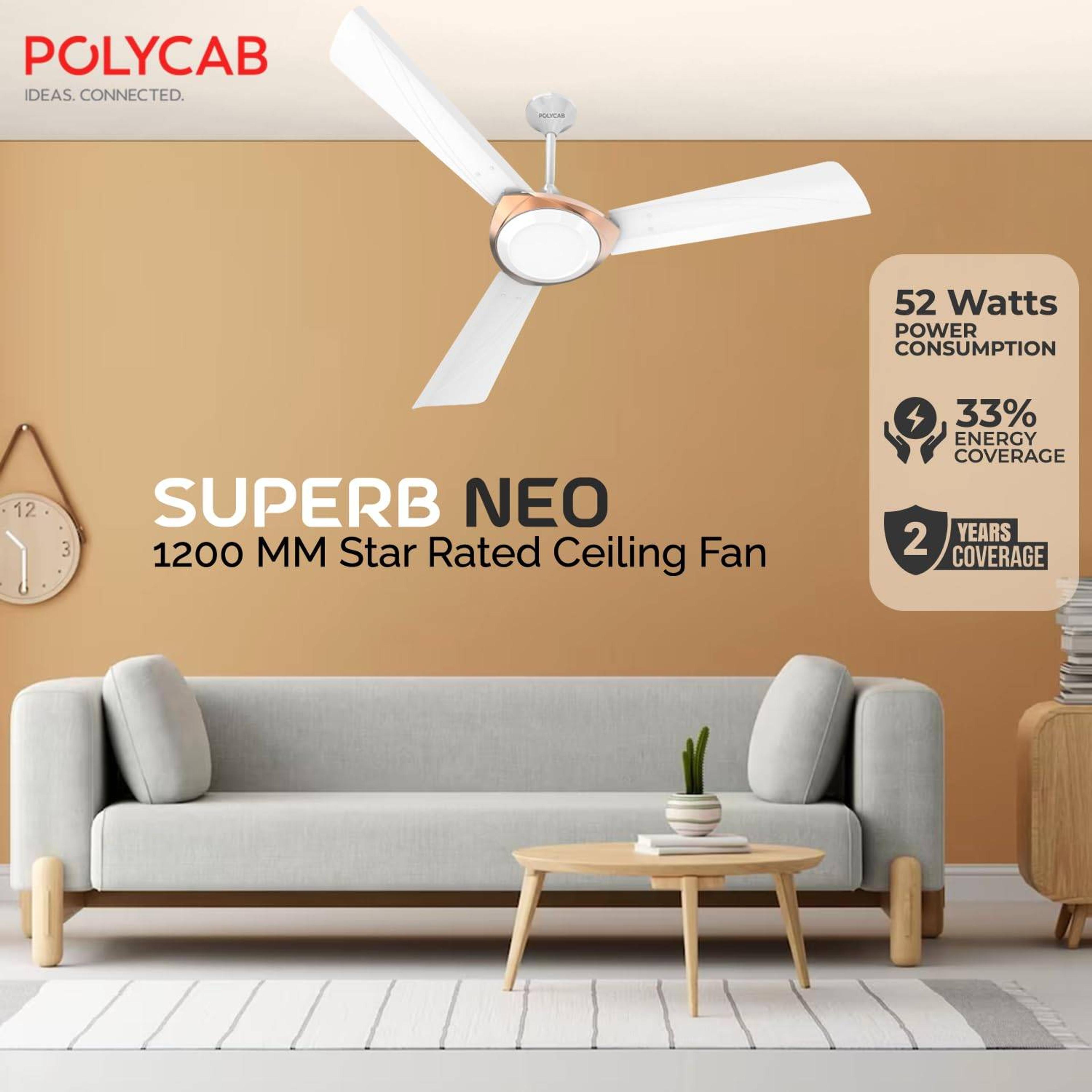 Polycab Superb Neo Ceiling Fan - View 2