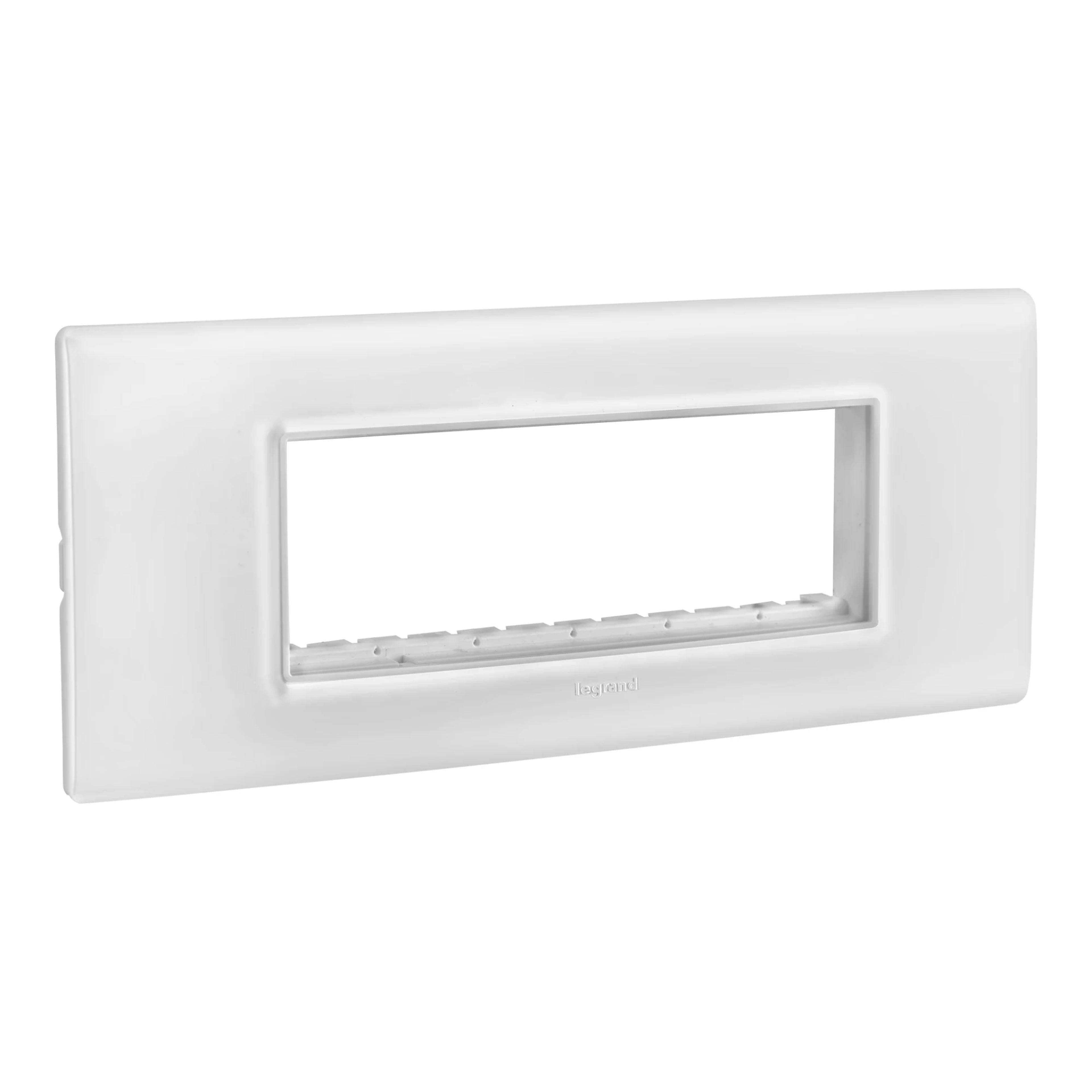 Legrand Allzy 6M Cover Plate with Frame - 6M | Cover Plate & Frame | Polycarbonate