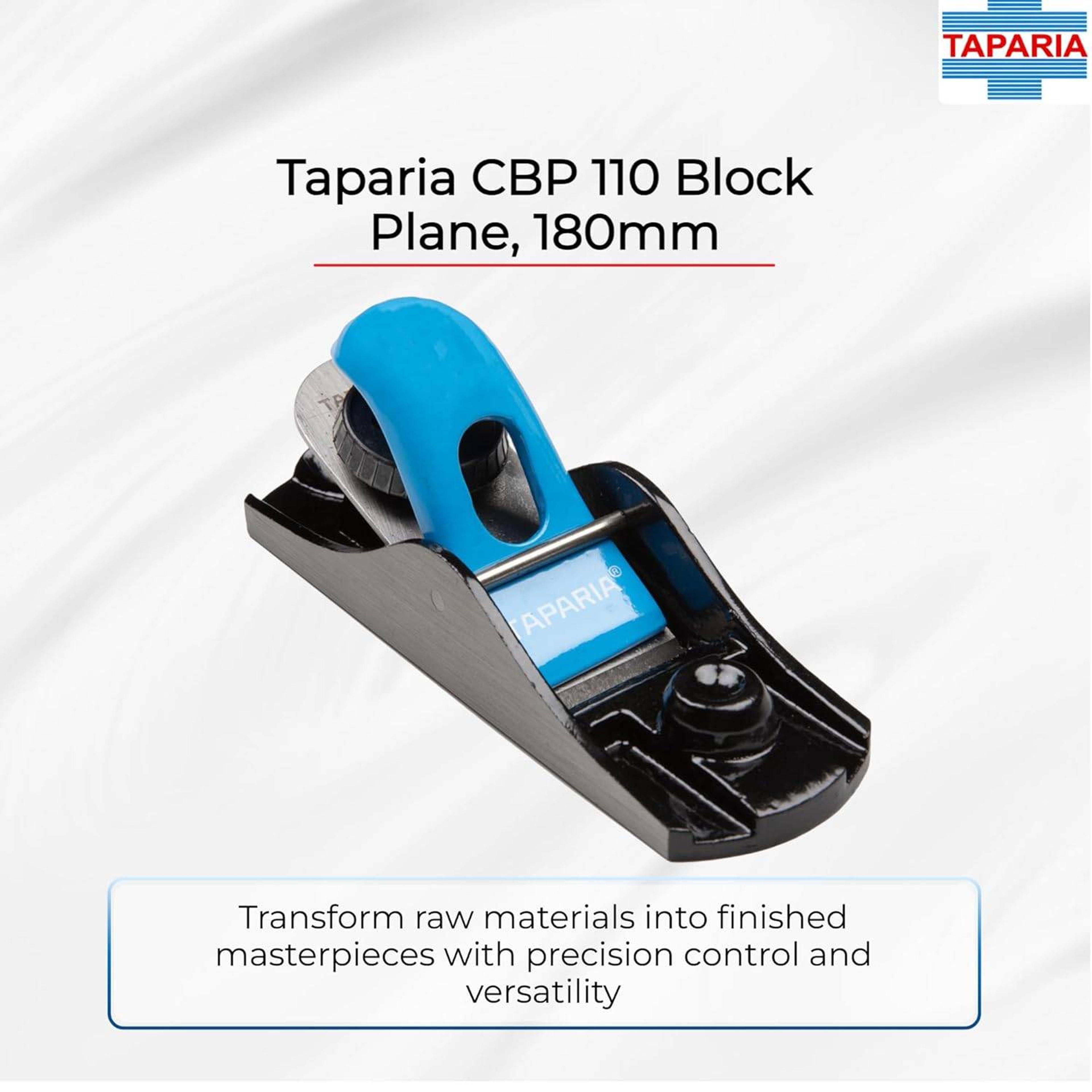Taparia CBP 110 Block Plane/Randa, 180 mm - View 2