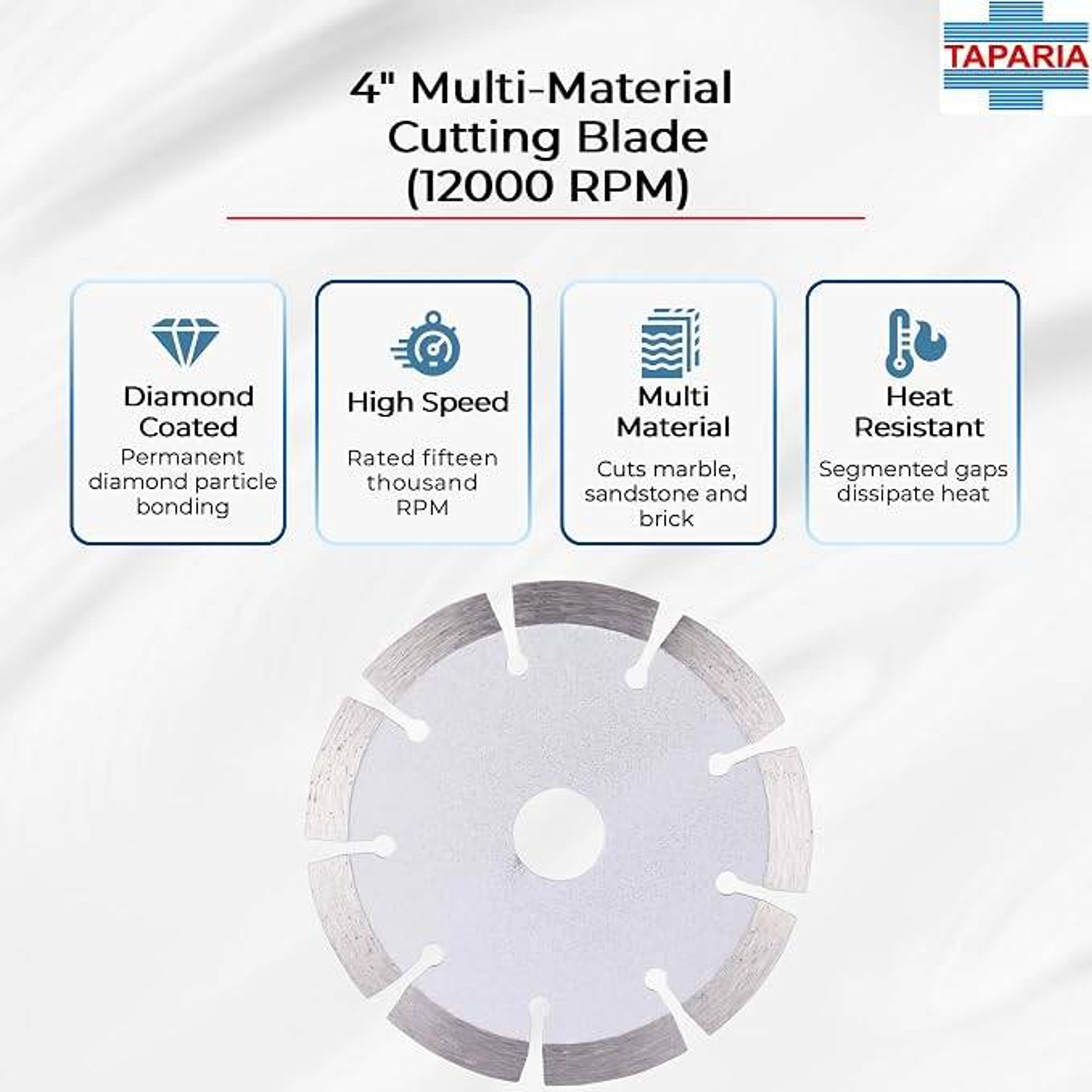 Taparia Tools Taparia Diamond Cutting Blade - View 3