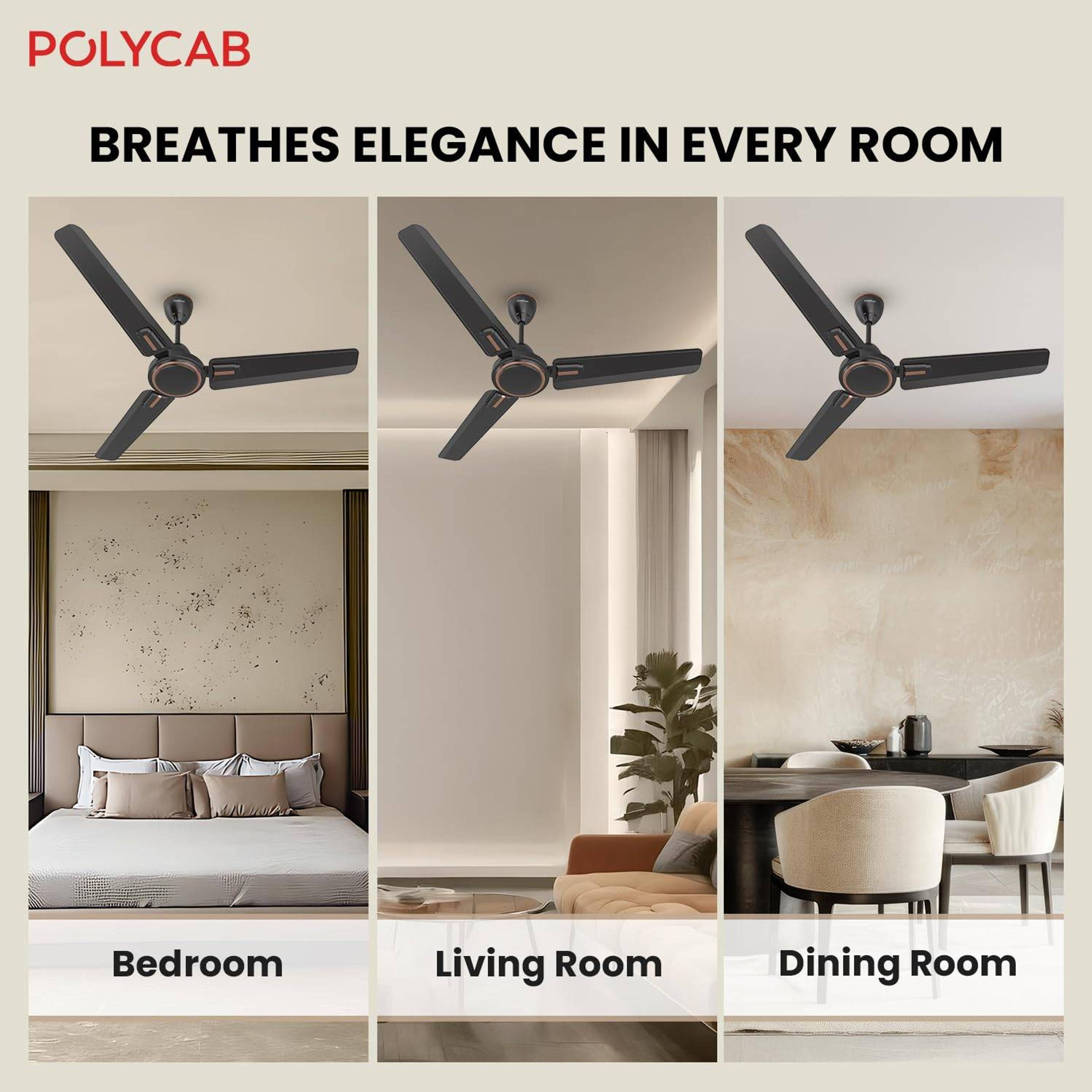 Polycab Superb Plus DLX 1 Star Ceiling Fan - View 5