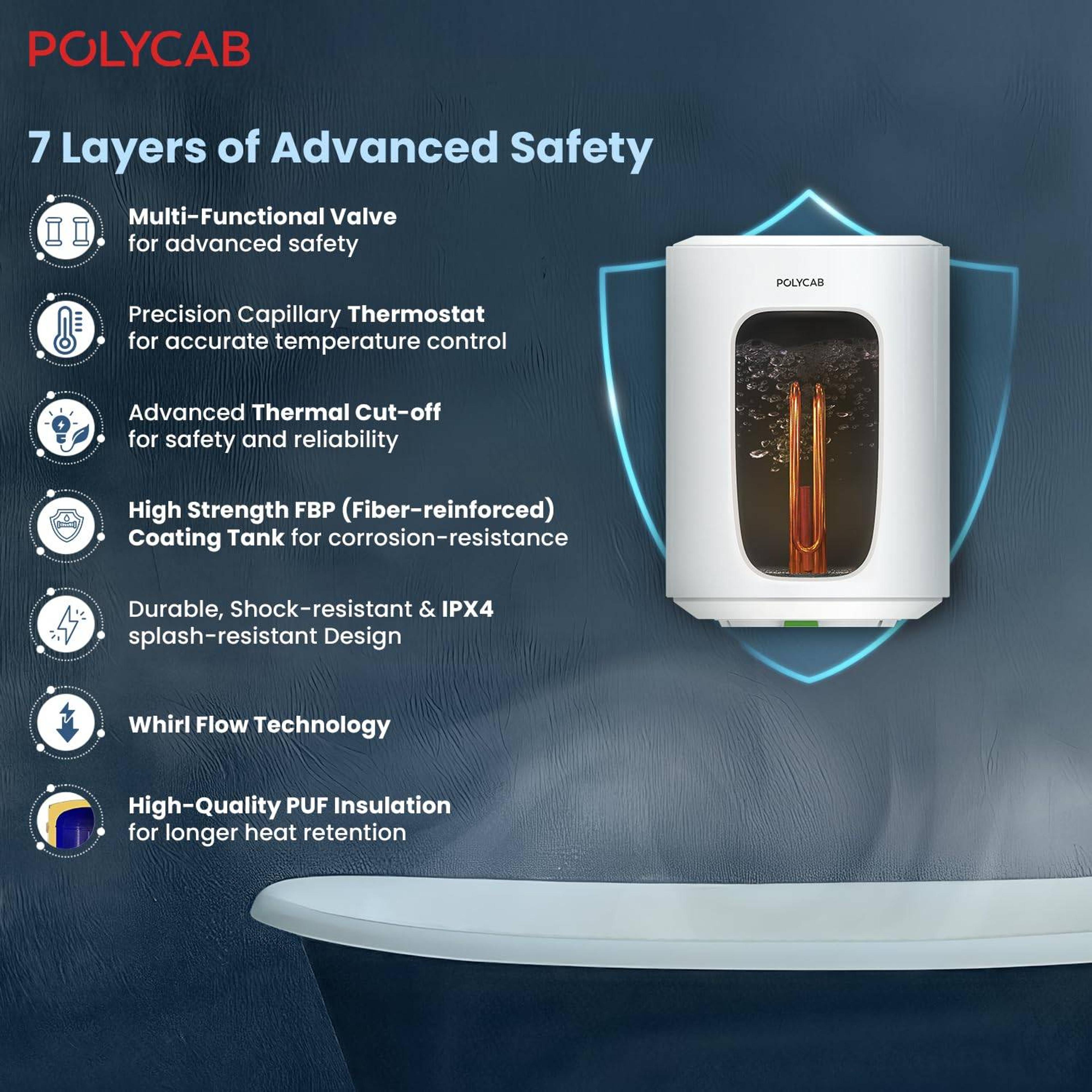 Polycab Emerald Plus Geyser - View 4