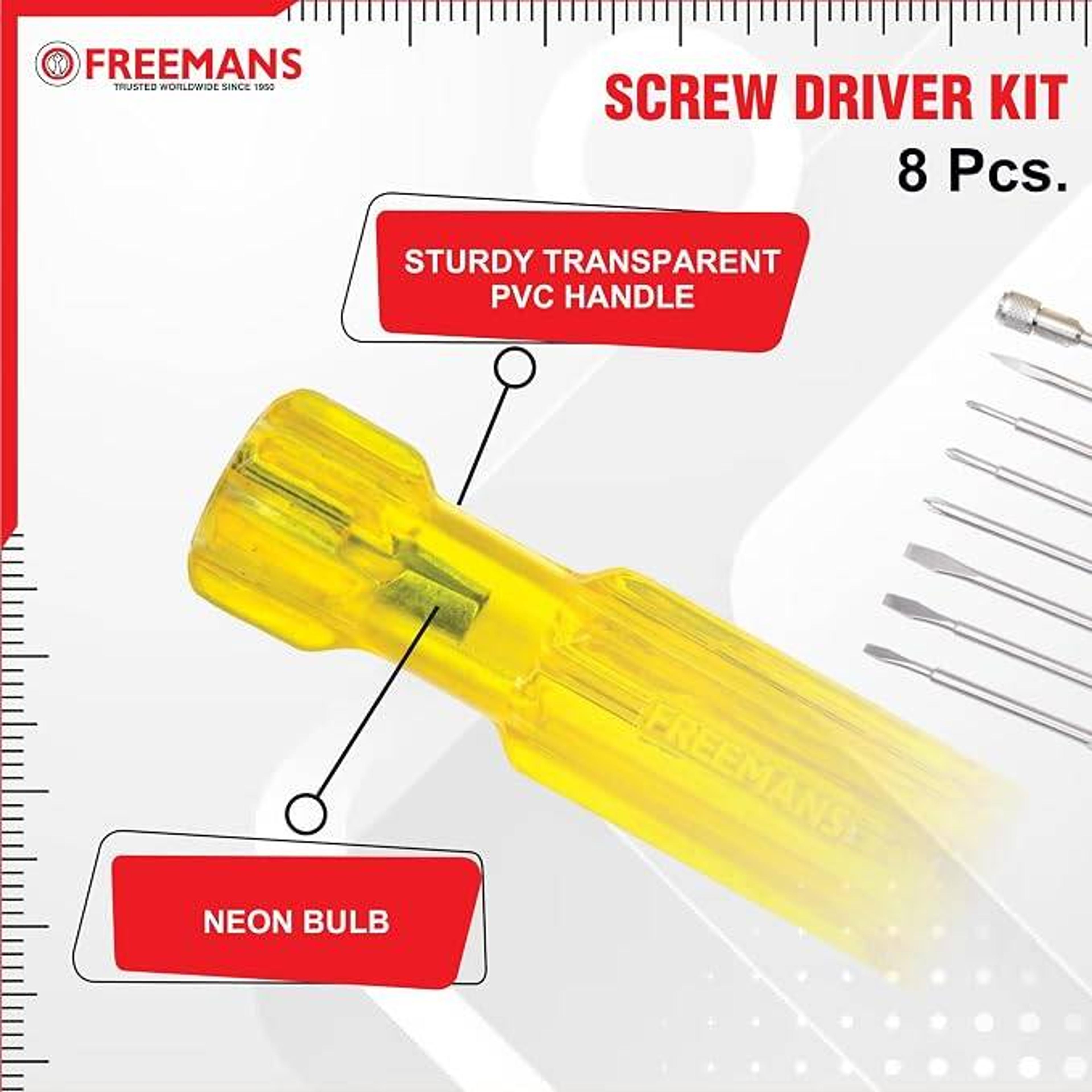 Freemans 8-in-1 Pcs Screw Driver Kit Set - View 4