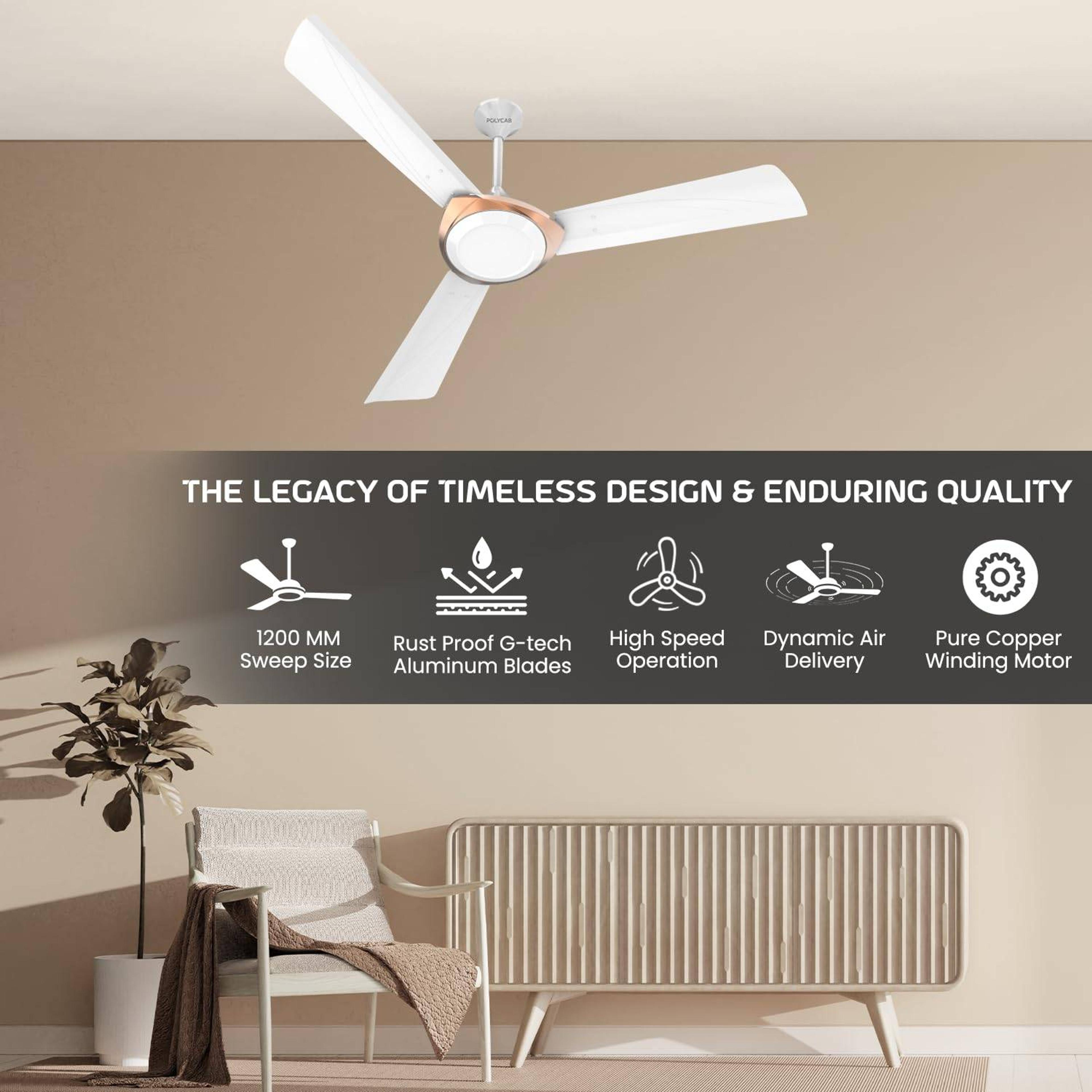 Polycab Superb Neo Ceiling Fan - View 4