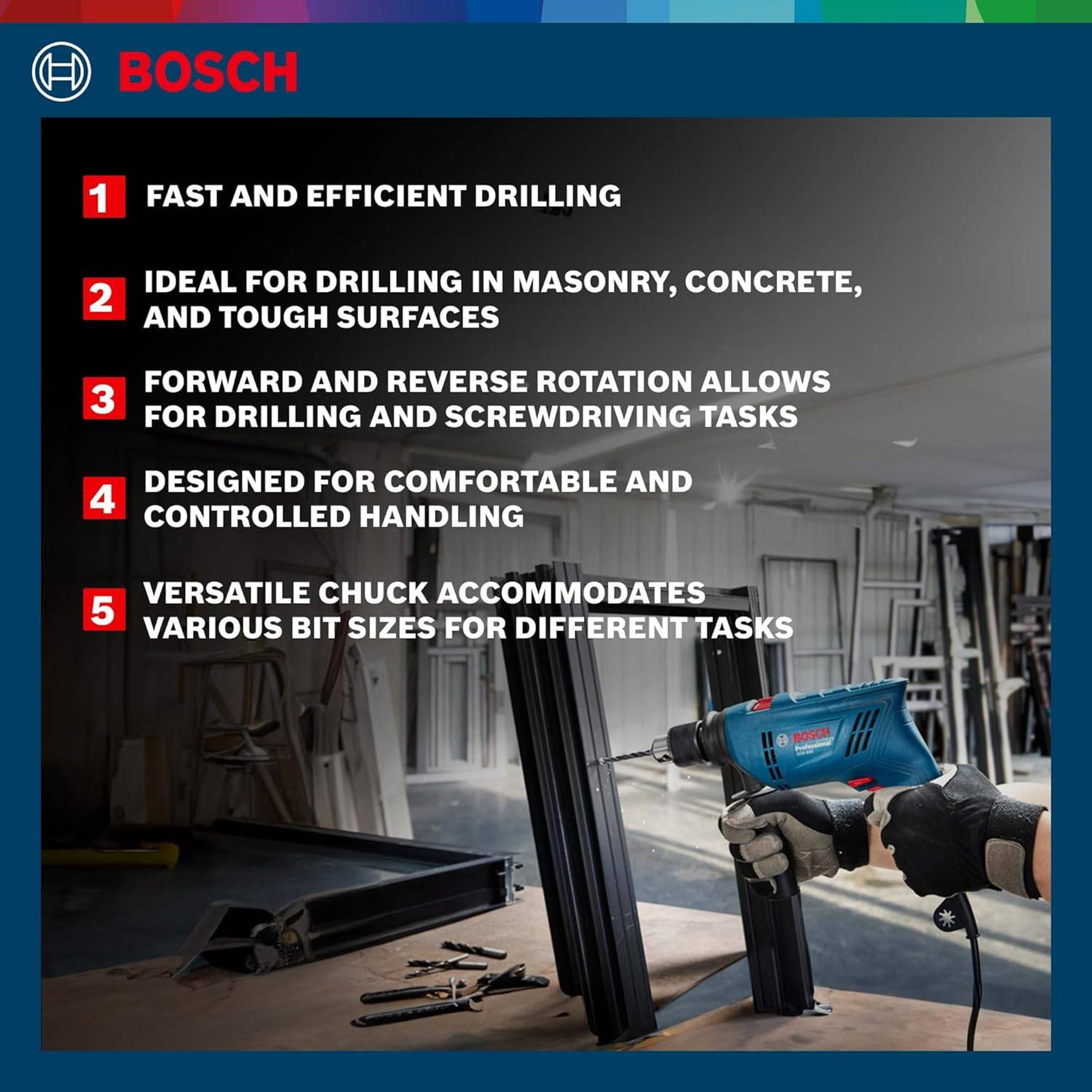 Bosch GSB 600 13mm 600W Impact Drill Machine - View 3