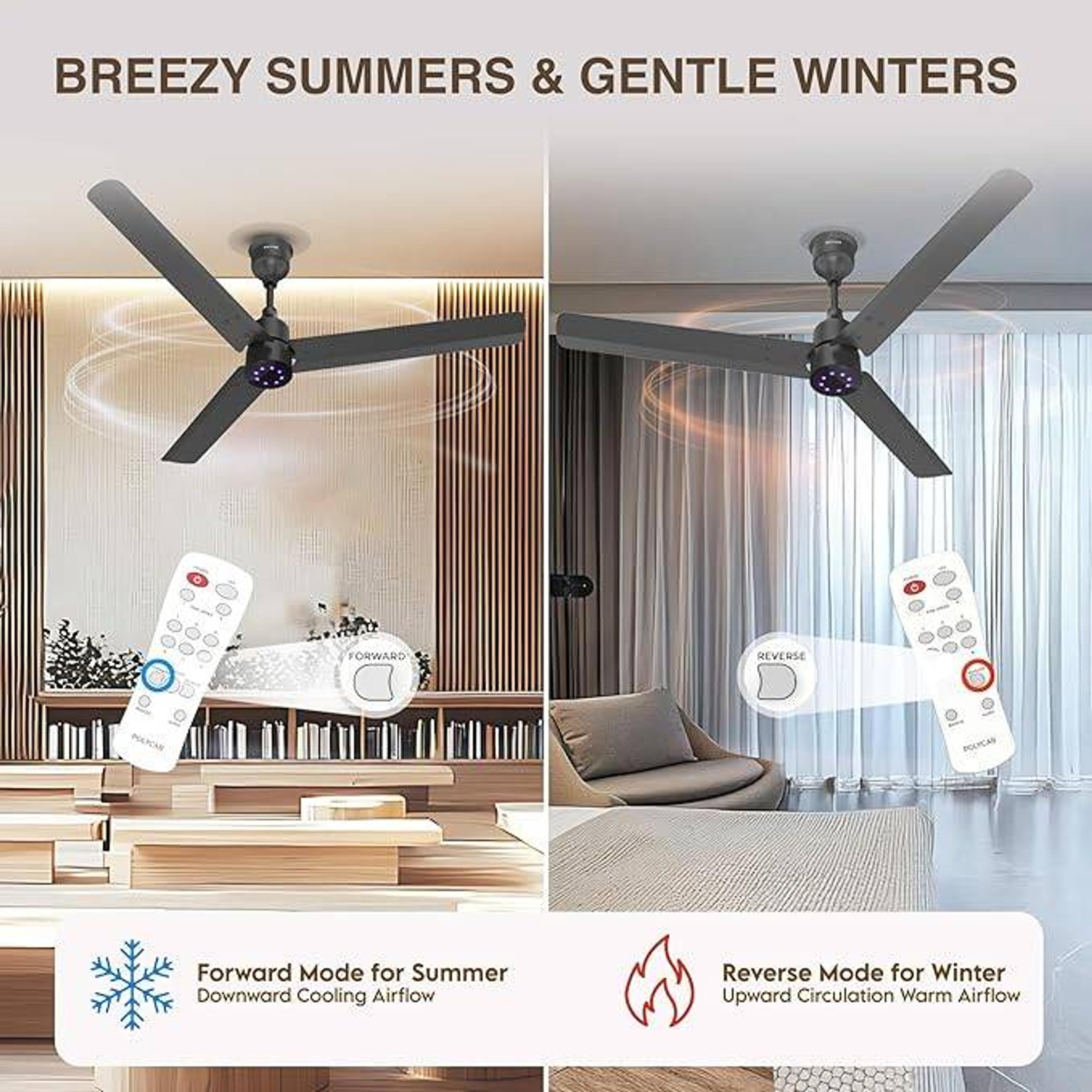 Polycab Wizzy Plus LED BLDC Ceiling Fan - View 5