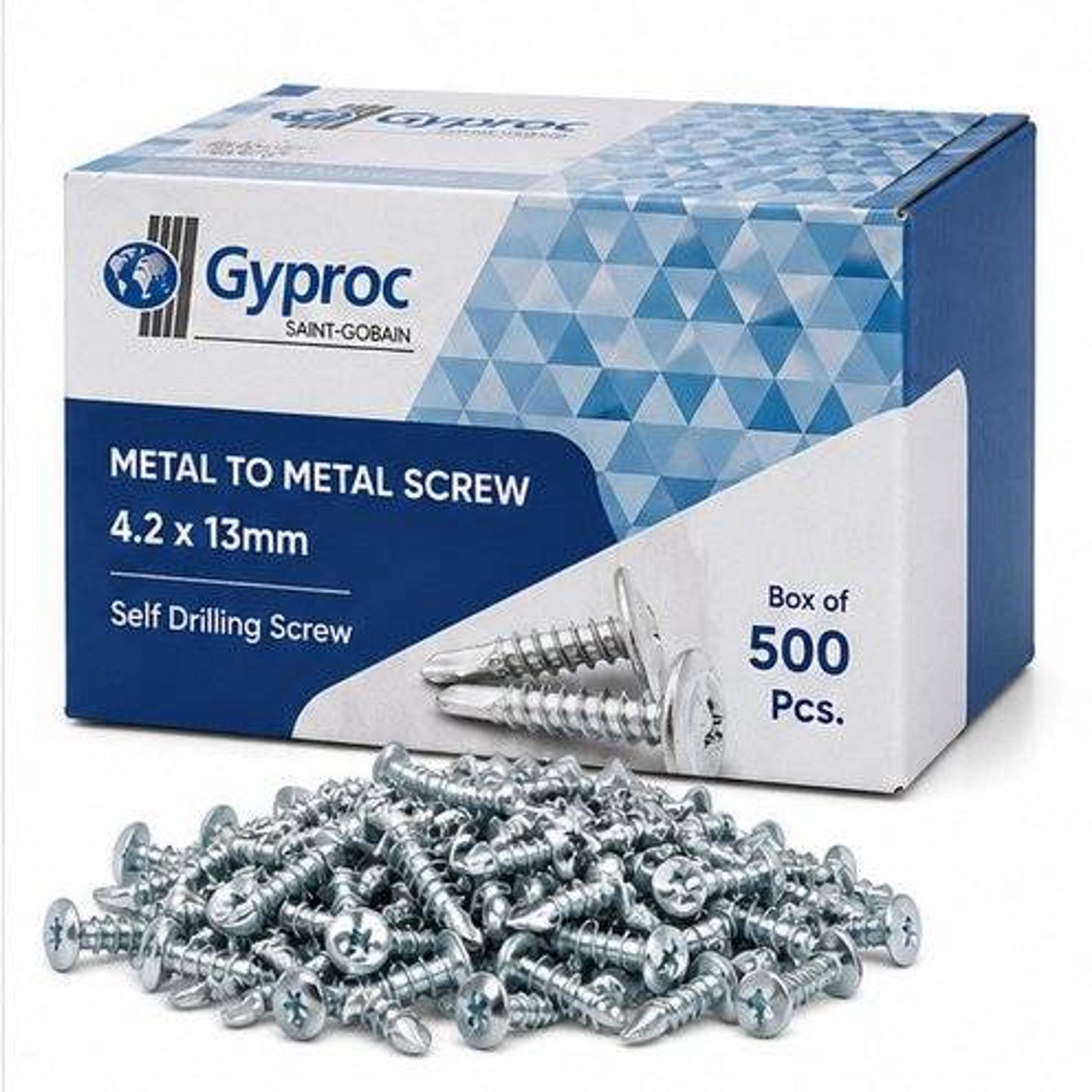 Gyproc 4.2x13mm Metal to Metal Self Drilling Screw (Box Of 500 Pcs)