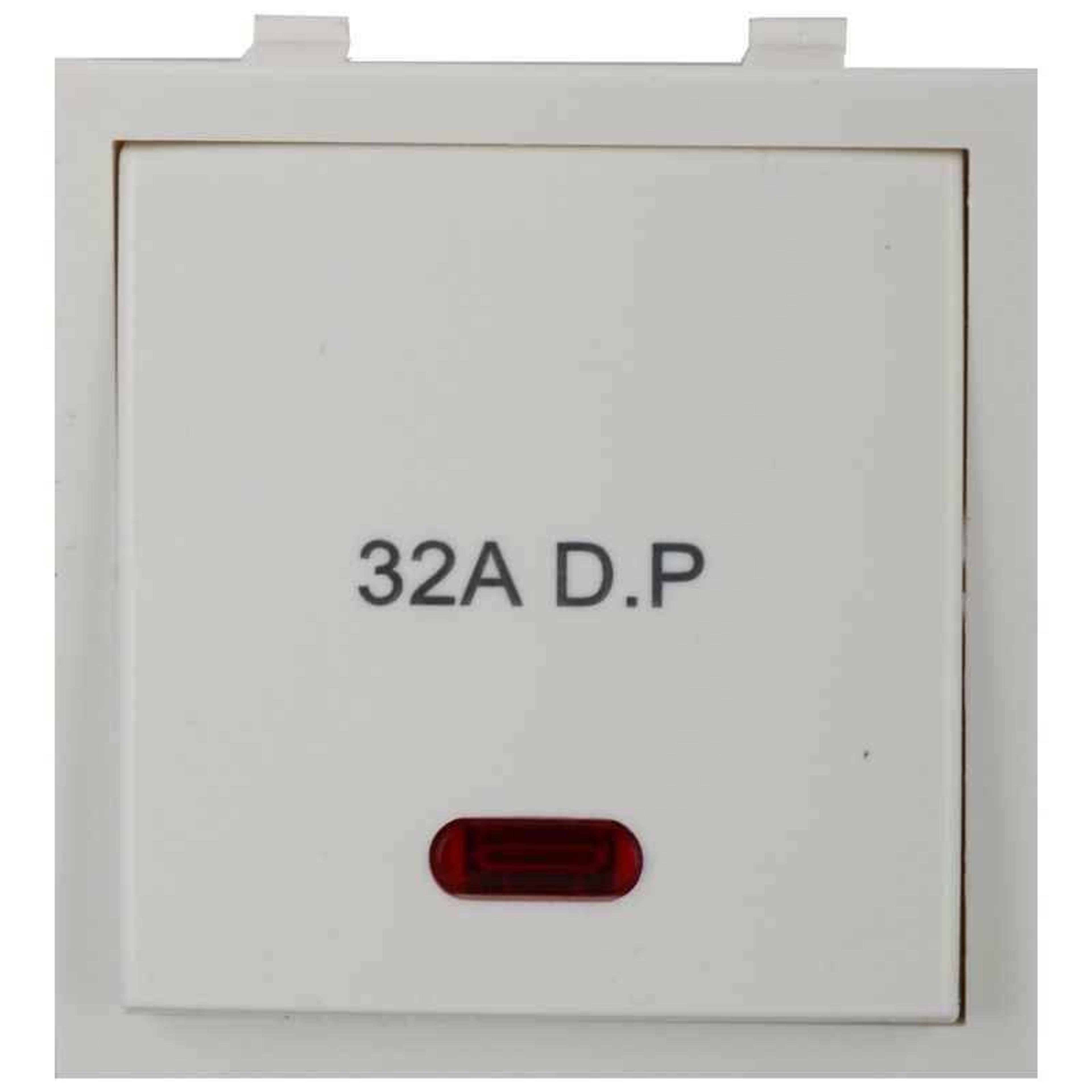 Anchor by Panasonic Anchor ROMA 32A DP 1 Way Socket with Neon