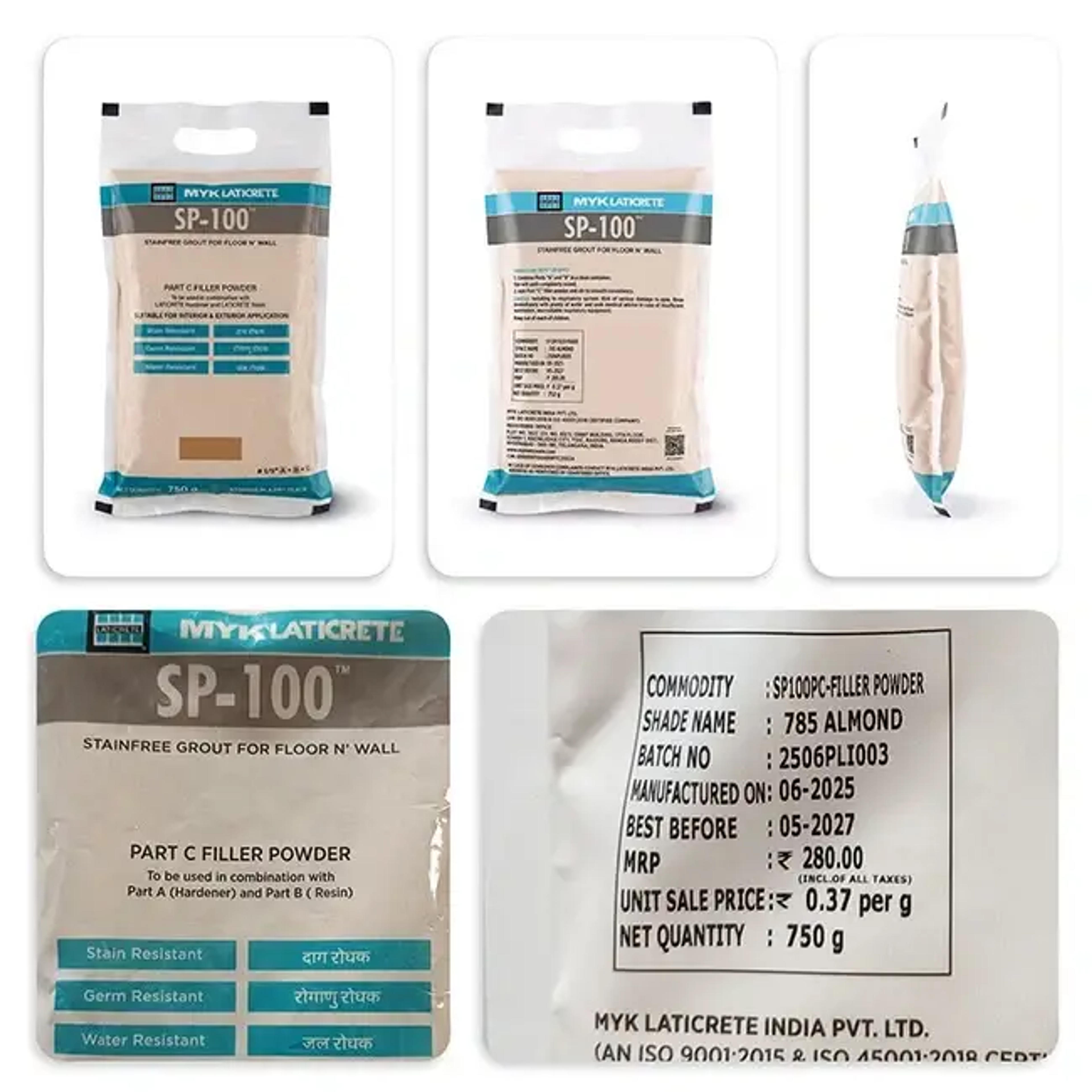 MYK Laticrete SP-100 Epoxy Tile Grout Colour Powder (Part C) - View 2