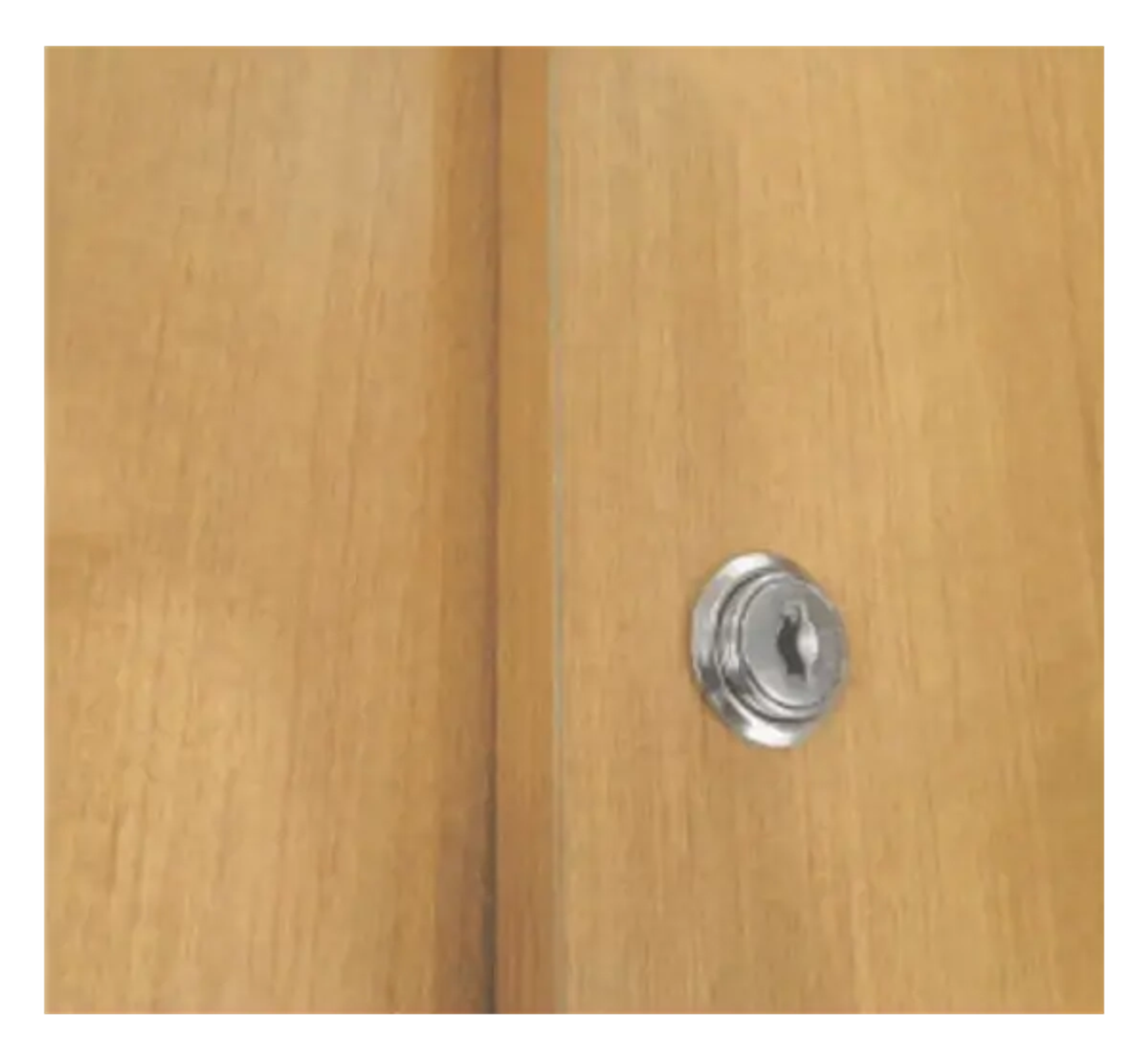 EBCO P-WLS1-19 Sliding Wardrobe Lock - View 2