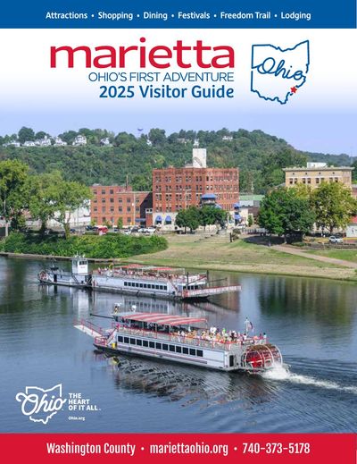 Marietta-Washington County, OH - Your First Adventure visitor guide cover
