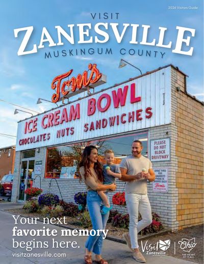 Explore Zanesville-Muskingum County, Ohio visitor guide cover