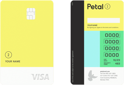 Petal® 2 “Cash Back, No Fees” Visa® Credit Card