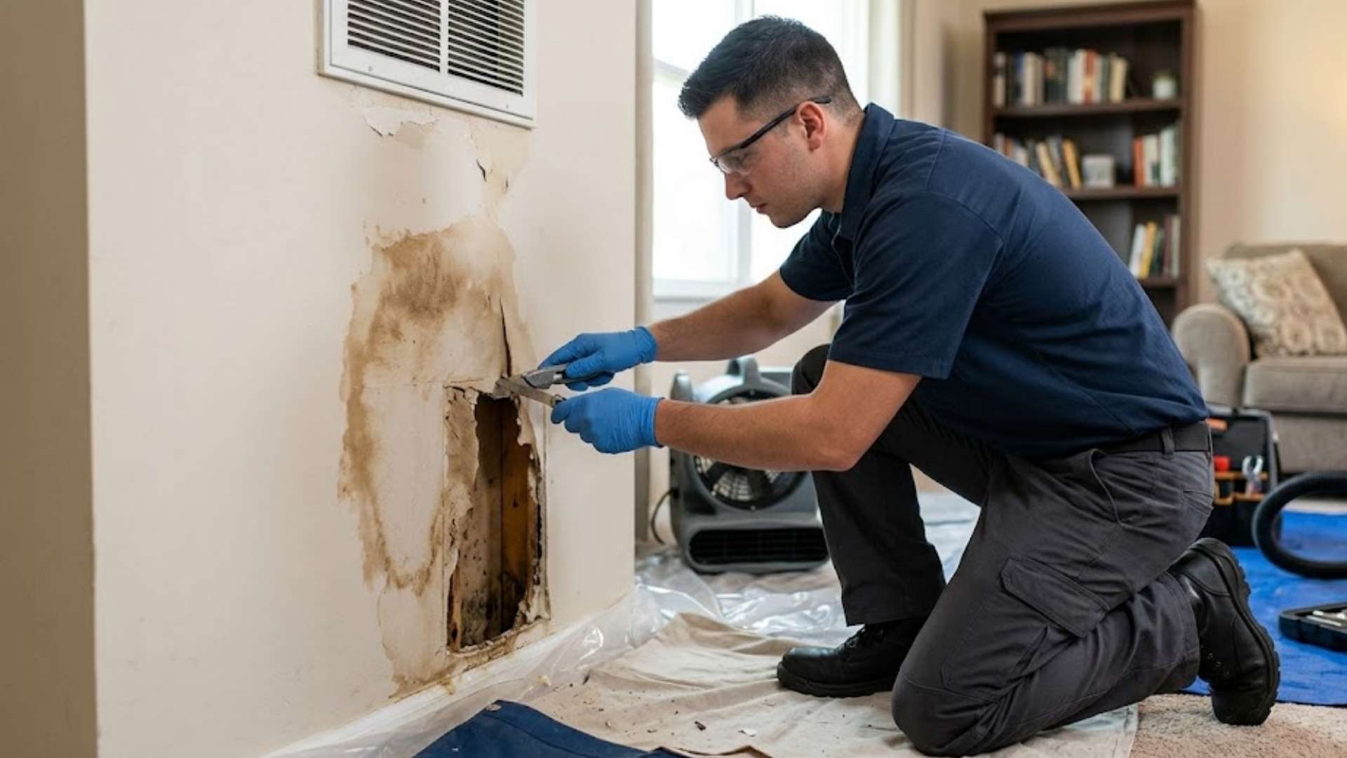 AC Unit Leaking Water Causing Ceiling Damage in Avalon, CA