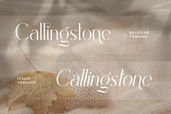 Callingstone Minimalist Sans Serif Font