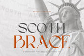 Scoth Brace Modern Serif Font