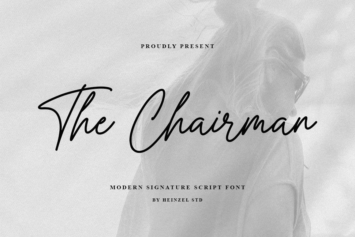 The Chairman Signature Script Font